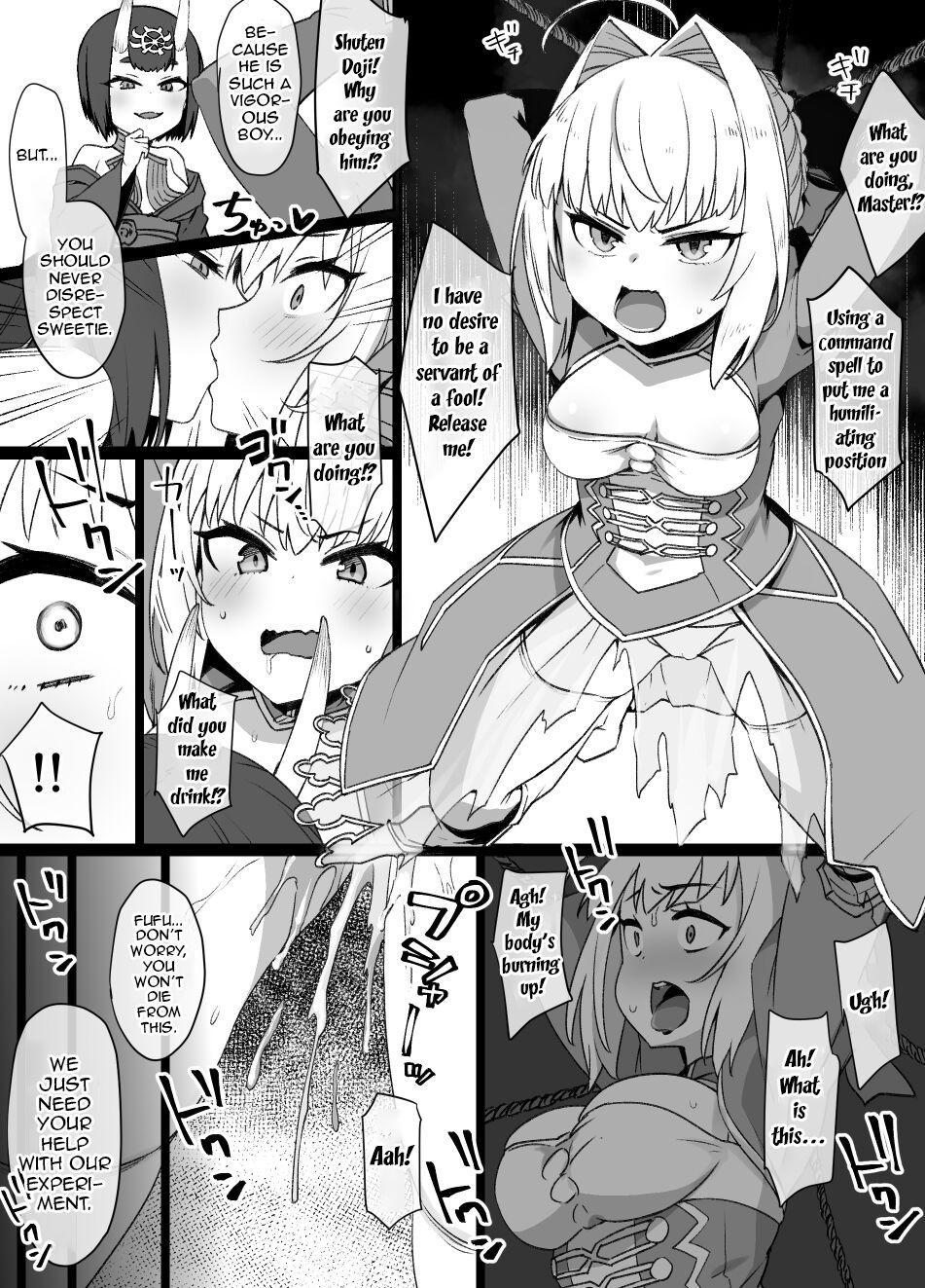 [Kusayarou]FGO Shuten Douji x Nero Hyoui Manga |  FGO Shuten Doji x Nero Possession Manga(Fate/Grand Order) [English] Page 1