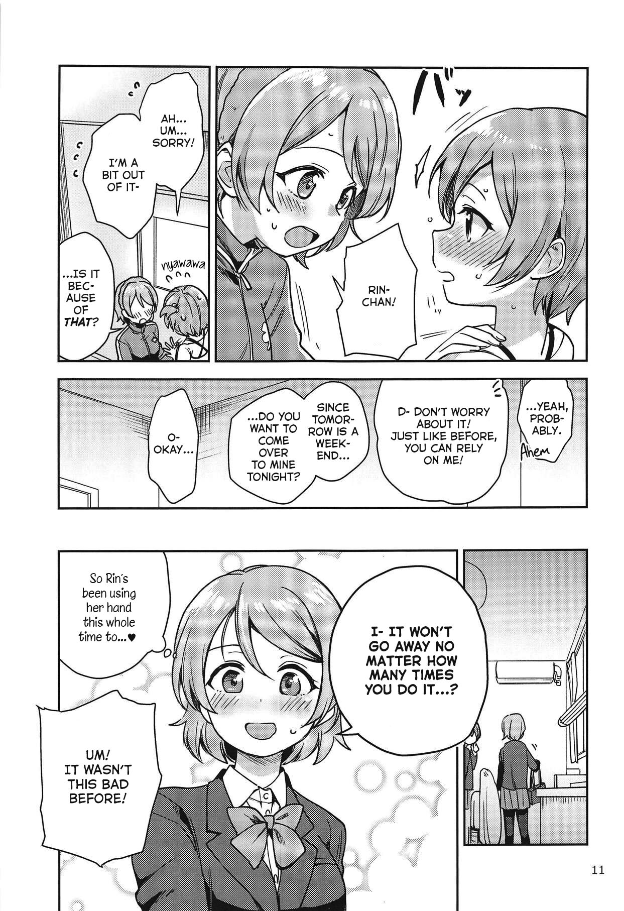 (C95) [Kurocan (Itsuki Kuro)]Rin no Mondai Zoufukuchuu!(Love Live!) [English] [nemuiTL] Page 10