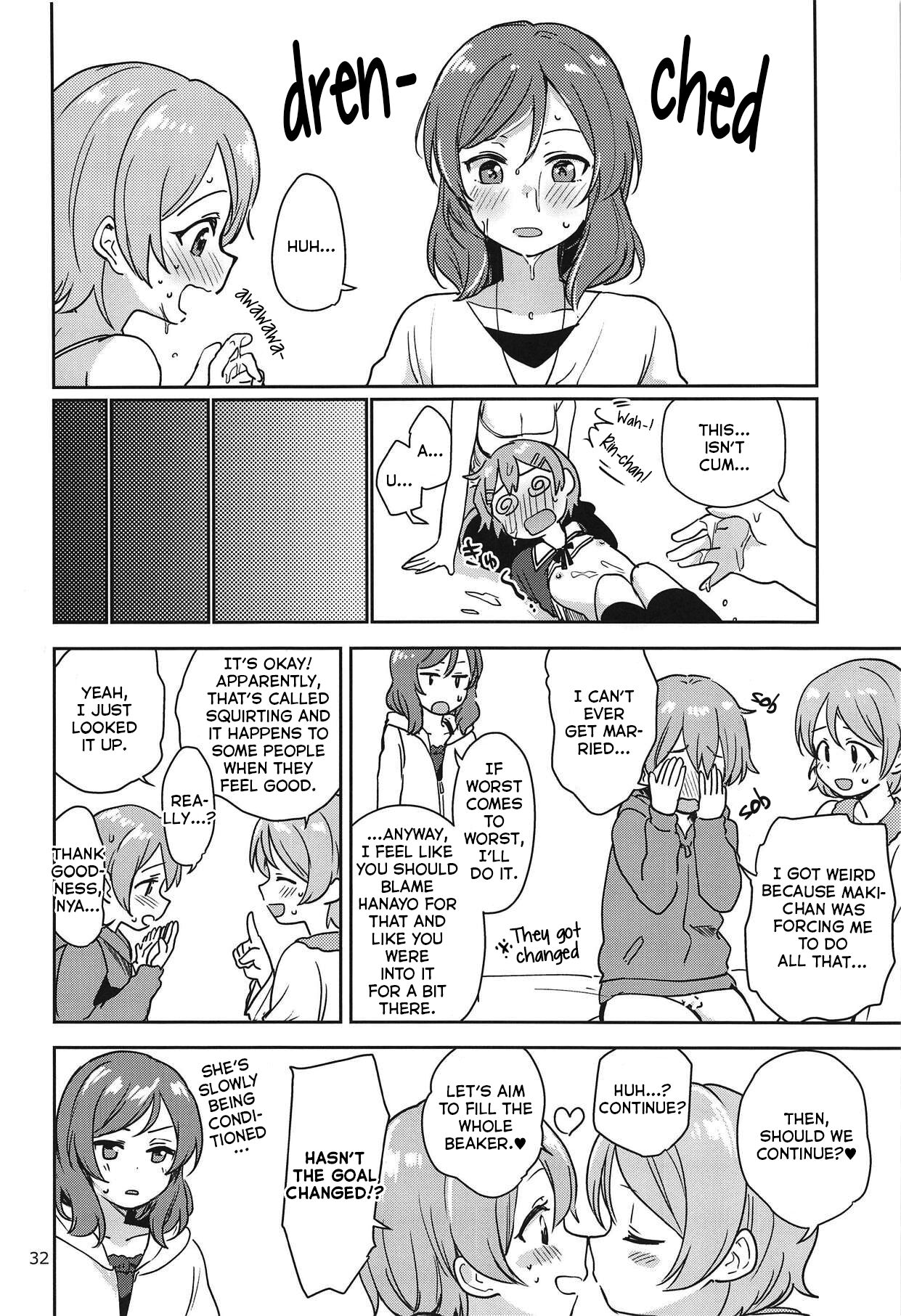(C95) [Kurocan (Itsuki Kuro)]Rin no Mondai Zoufukuchuu!(Love Live!) [English] [nemuiTL] Page 31