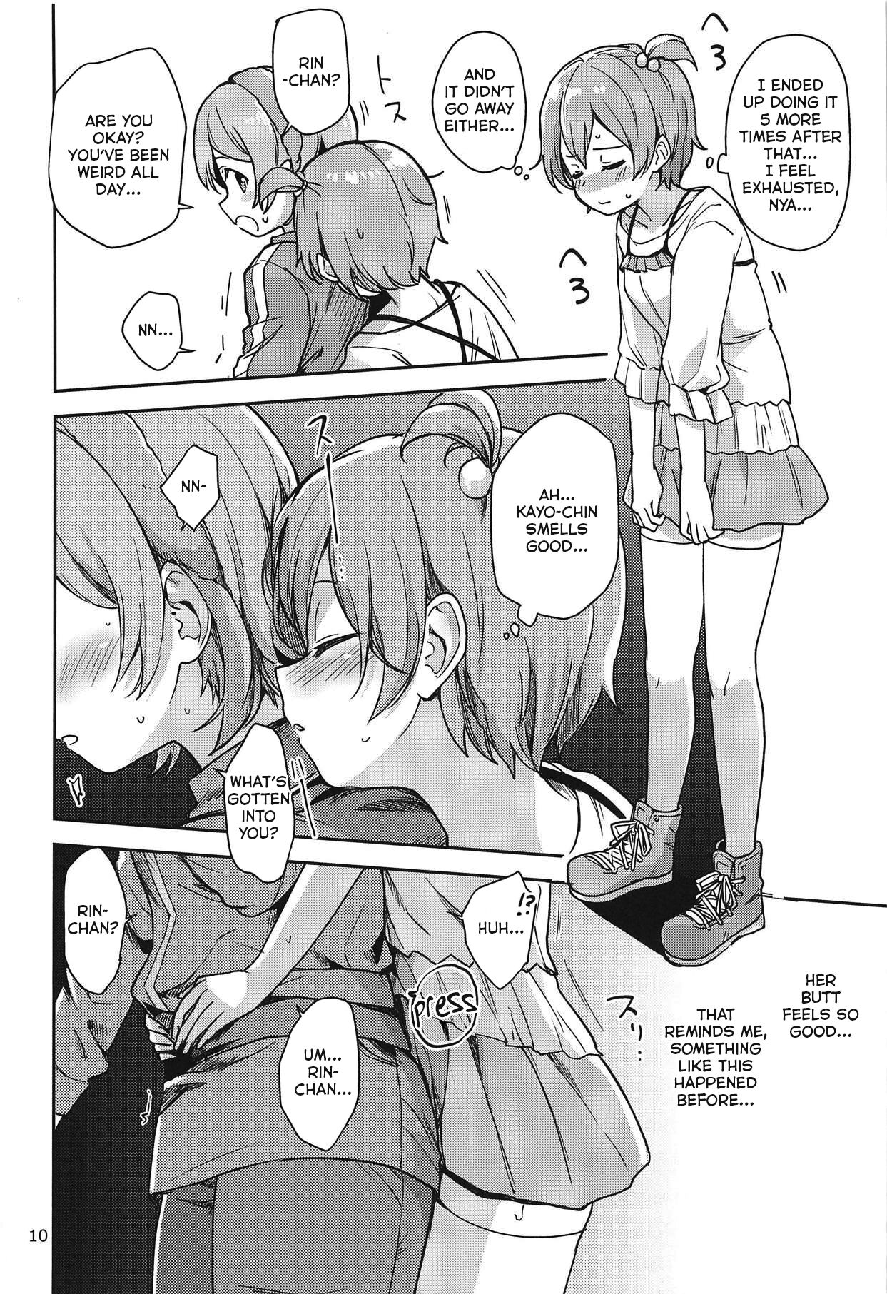(C95) [Kurocan (Itsuki Kuro)]Rin no Mondai Zoufukuchuu!(Love Live!) [English] [nemuiTL] Page 9
