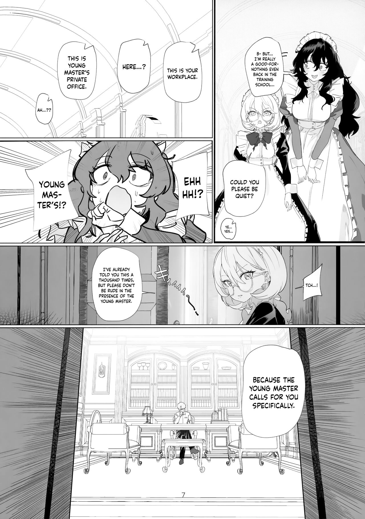 (C101) [Durakuna (Drontabi)]Dame Maid wa Bochama no OnaPet | Useless Maid is Young Master's Pet[English] Page 6