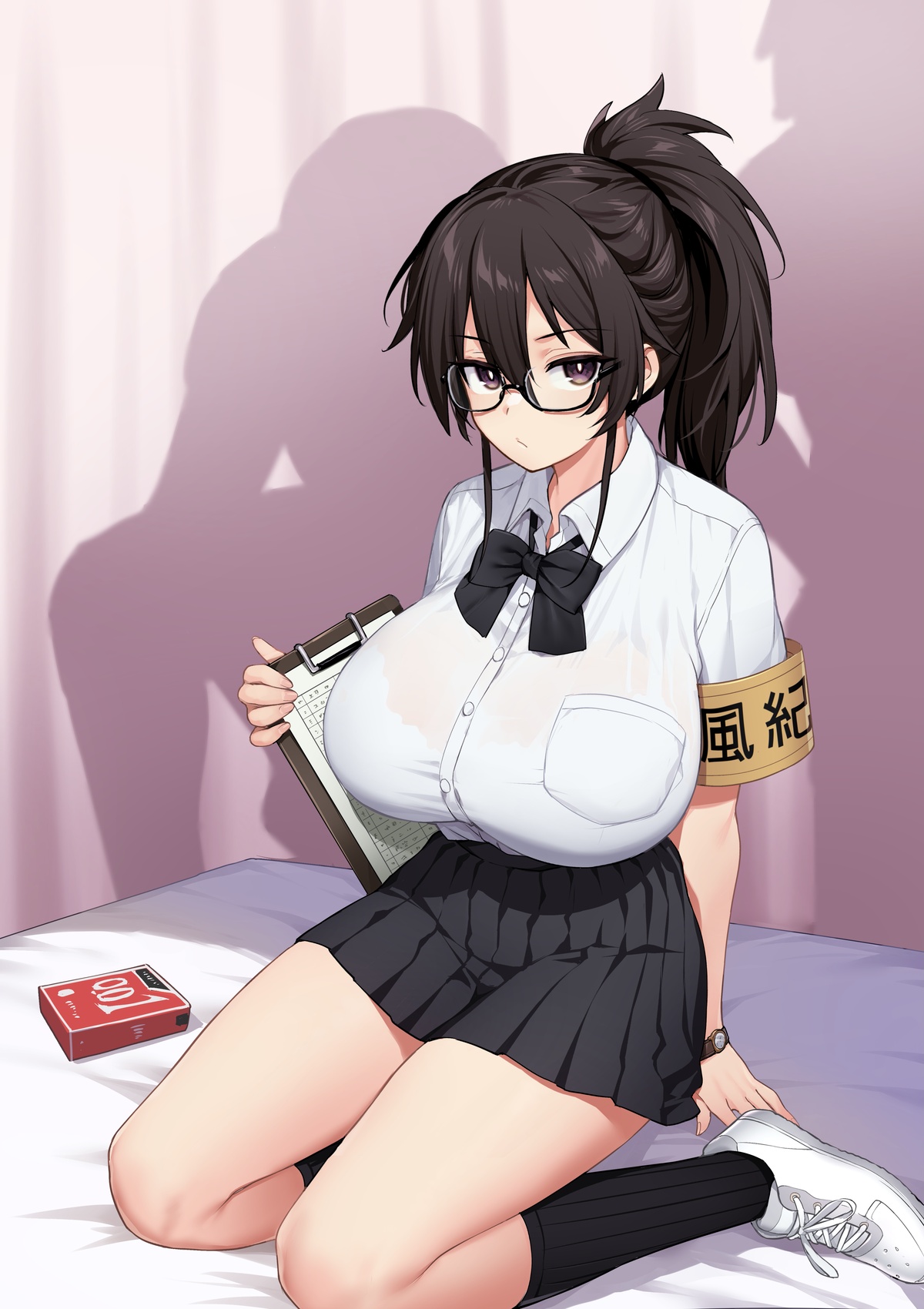 [TRY]Atarashii Fuuki Iinchou wa Mune ga Ookii to Iu Uwasa ga Aru | Rumor Has It That The New Chairman of Disciplinary Committee Has Huge Breasts.[English] [Decensored] [Ongoing] Page 2