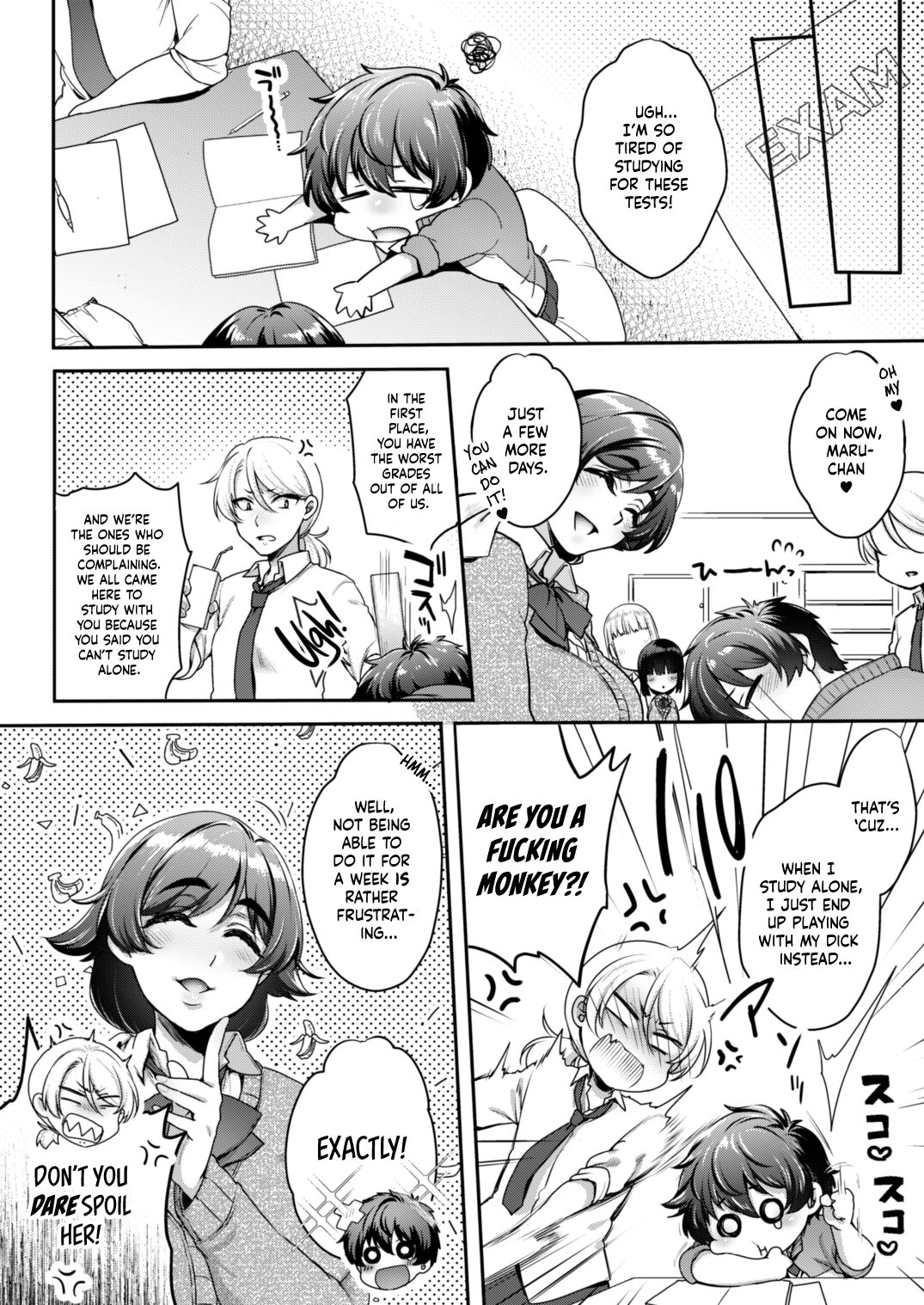 [NIGHT FUCKERS (Mitsugi)]Shiritsu Futanari Gakuen 2-nen F-gumi Nakayoshi Tomodachinpo | Private Futanari Class 2-F Best Friend Futaver[English] [WataTL] [Digital] Page 5
