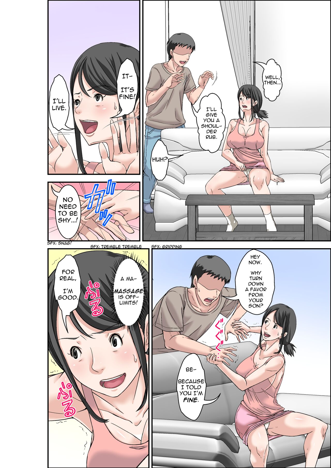 [Hoyoyodou]Musuko no Kyokon no Toriko ni Natte Shimatta Chou Binkan Taishitsu no Okaa-san | A Hypersensitive Mom Gets Addicted to Her Son's Big Cock[English] [incogna777] Page 10