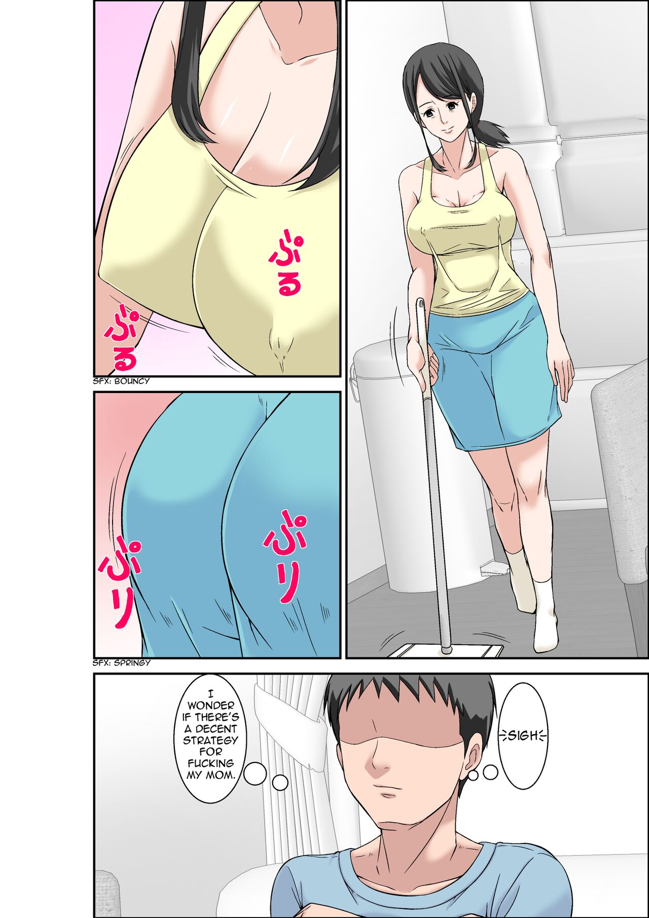 [Hoyoyodou]Musuko no Kyokon no Toriko ni Natte Shimatta Chou Binkan Taishitsu no Okaa-san | A Hypersensitive Mom Gets Addicted to Her Son's Big Cock[English] [incogna777] Page 2