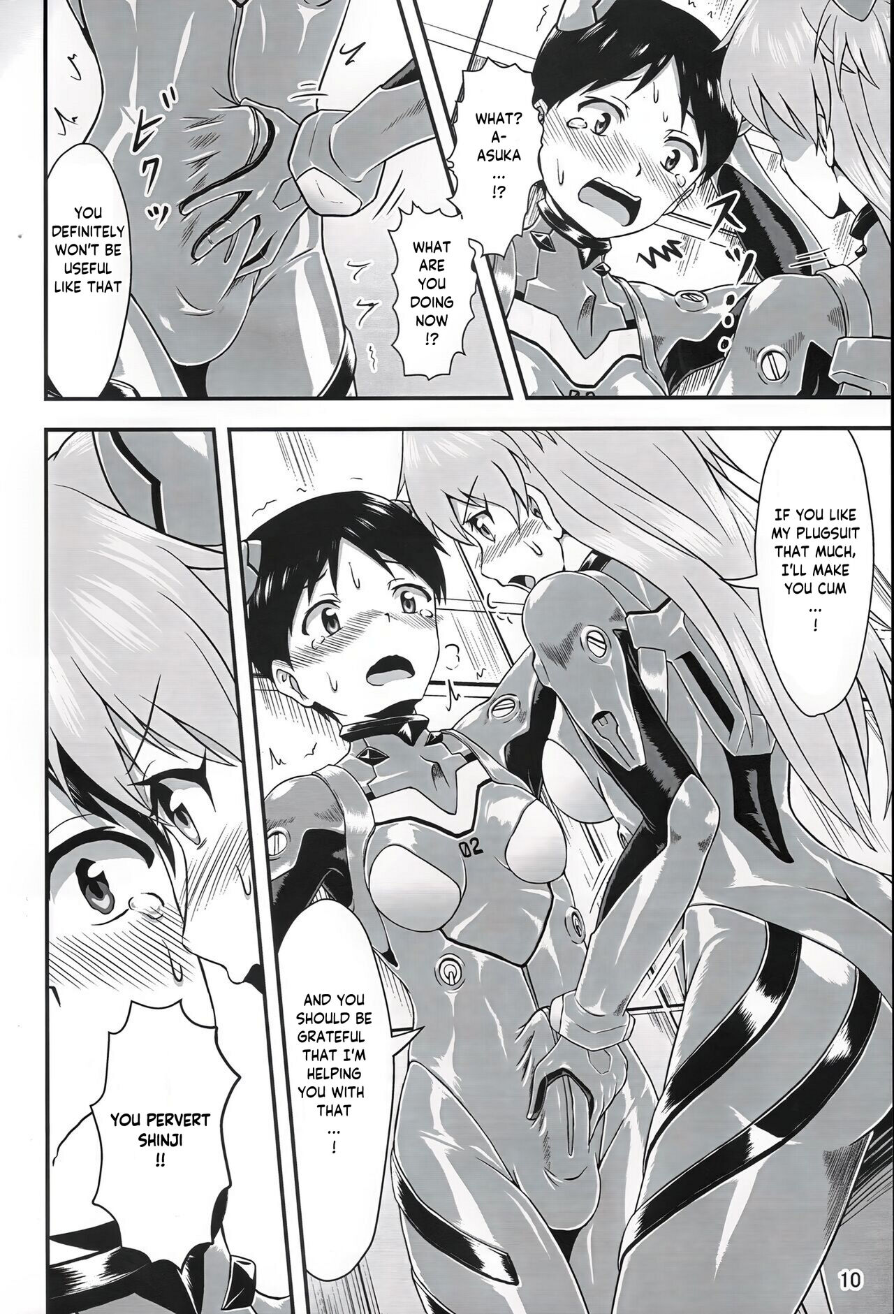 (Pitaket) [Isurusdo (Aozame Takao)]Plugsuit Josou ja Nai to...! RED | Is that plugsuit cross-dressing...!?(Neon Genesis Evangelion) [English] [KM_42] Page 9