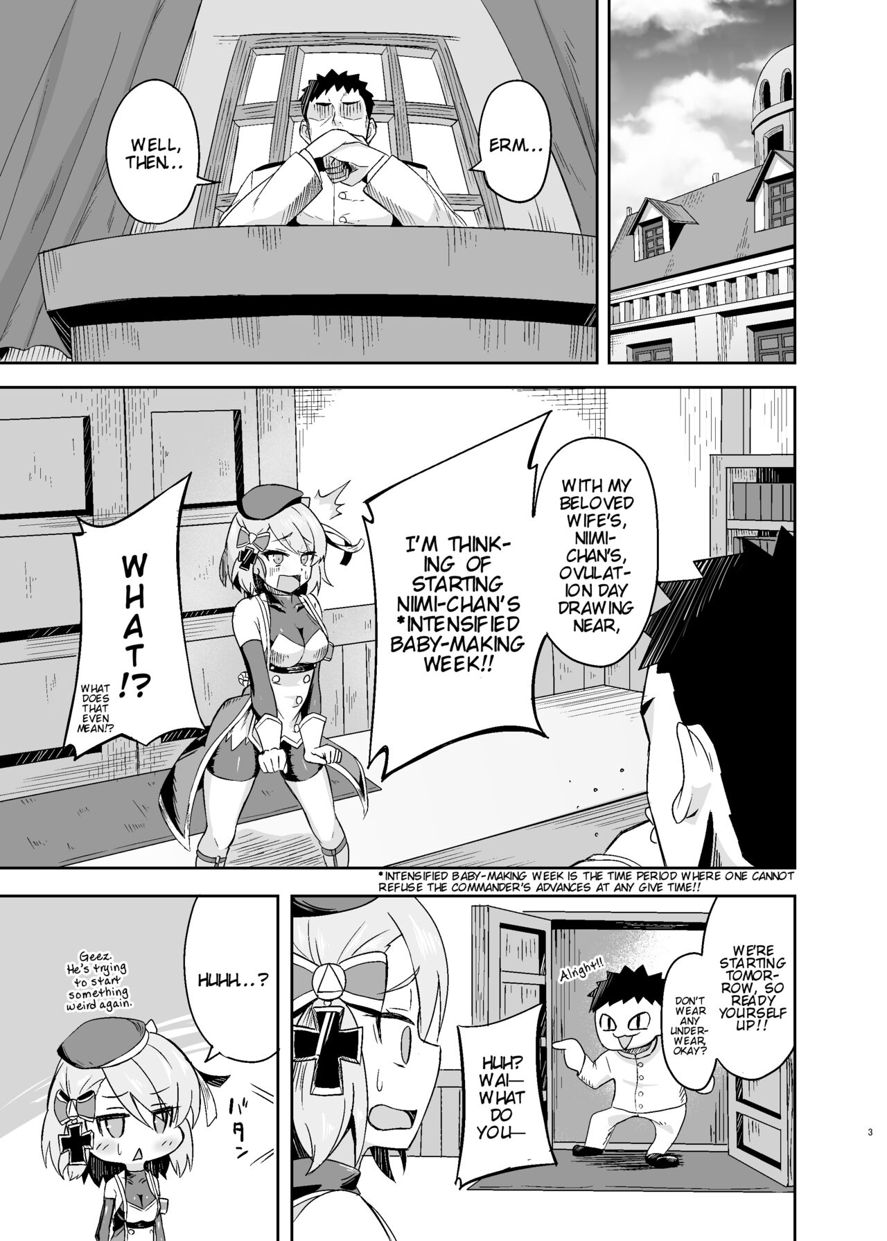 [Arukaseya (Arkas)]Niimi-chan Kozukuri Kyouka Shuukan!! | Niimi-chan's Intensified Baby-making Week!!(Azur Lane) [English] [Digital] Page 3