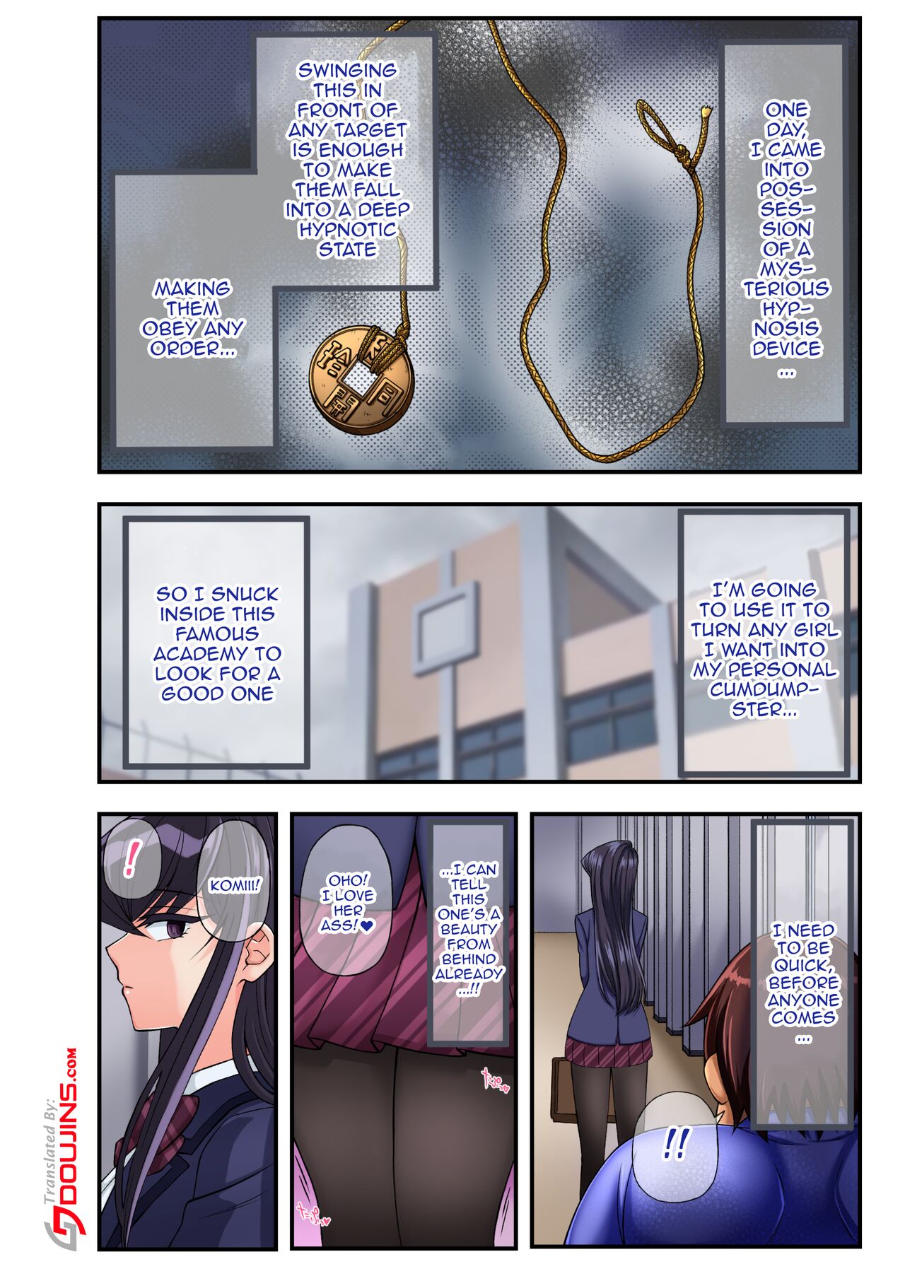 [Ryoku Shinpan (Katsuyoshi)]Gakuen no Madonna ga Saimin Sennou de Netoraremashita(Komi-san wa Komyushou Desu.) [English] {Doujins.com} Page 3