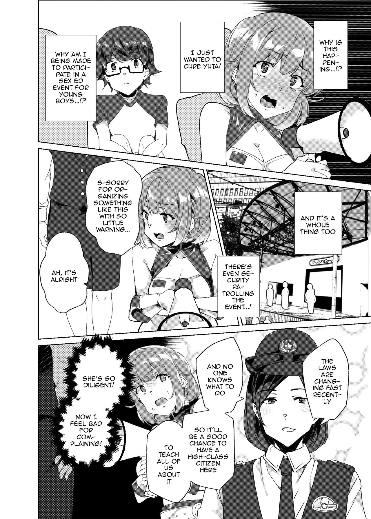 [Waffle Doumeiken (Tanaka Decilitre)]Joukyuu Seishi Chakushou Gimuka!  3 ~Jimikei Joshi to Tanetsuke Namahame Seikyouiku Campaign!~[English] {Doujins.com} [Digital] Page 53