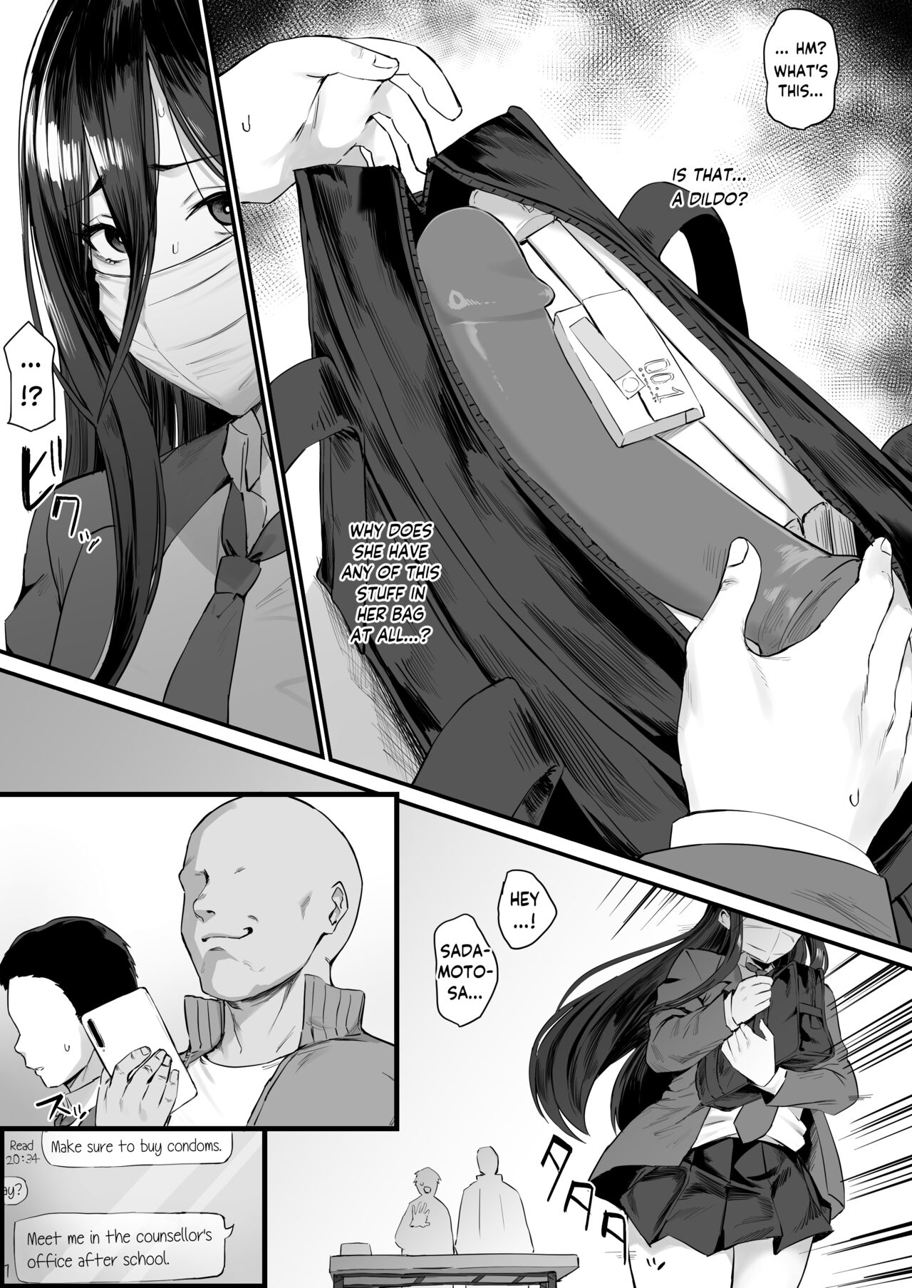 [Hotate-chan]Mochimono Kensa ni Hikkakaru Ko | Girl Caught During Bag Inspection[English] [SaLamiLid] Page 2