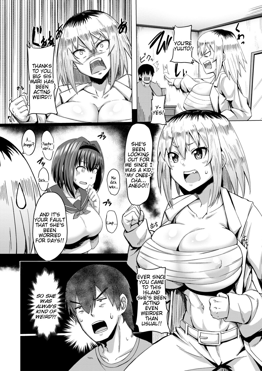 [Kirishima Ayu]Doutei kara Hajimeru Dekamara Seikatsu ~Oide yo! Yarimokujima e~(Chapters 1-5) [English] [Tigoris Translates] Page 56