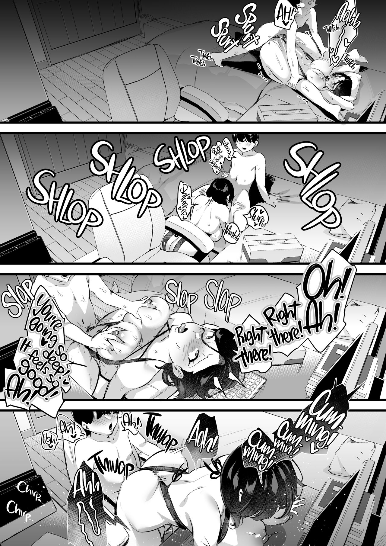 [Minamoto]I Shouldn't Have Gone To The Doujinshi Convertion Without Telling My Wife[English] [Chap.1 to 3 + Divorced with a child 1&2] Page 186