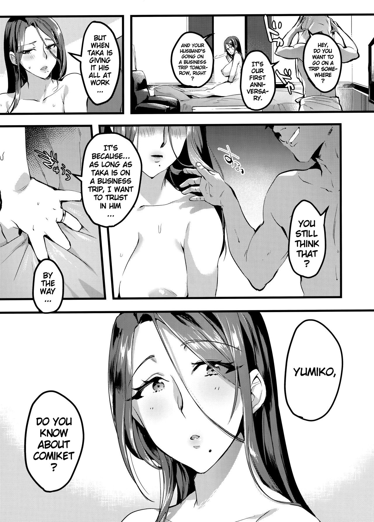 [Minamoto]I Shouldn't Have Gone To The Doujinshi Convertion Without Telling My Wife[English] [Chap.1 to 3 + Divorced with a child 1&2] Page 52
