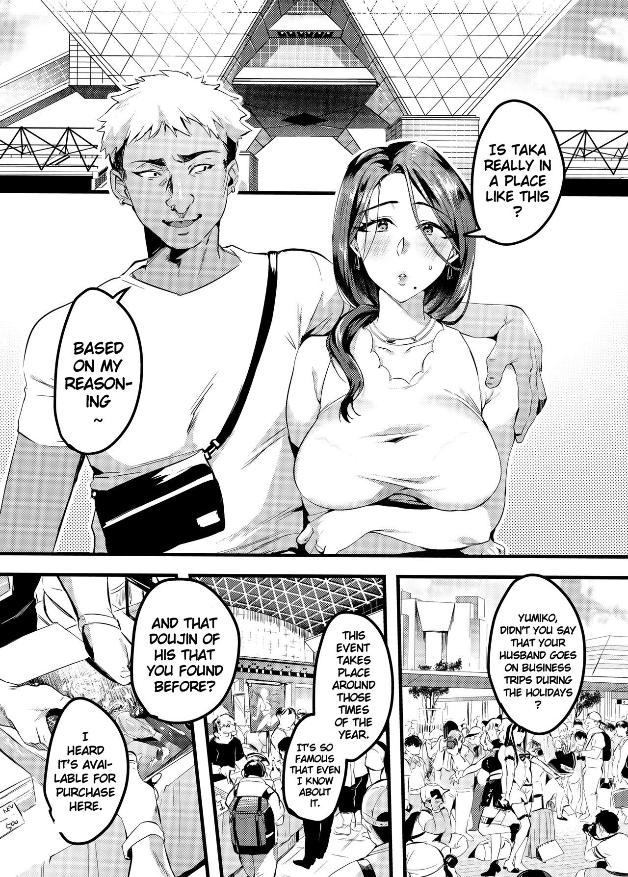 [Minamoto]I Shouldn't Have Gone To The Doujinshi Convertion Without Telling My Wife[English] [Chap.1 to 3 + Divorced with a child 1&2] Page 53