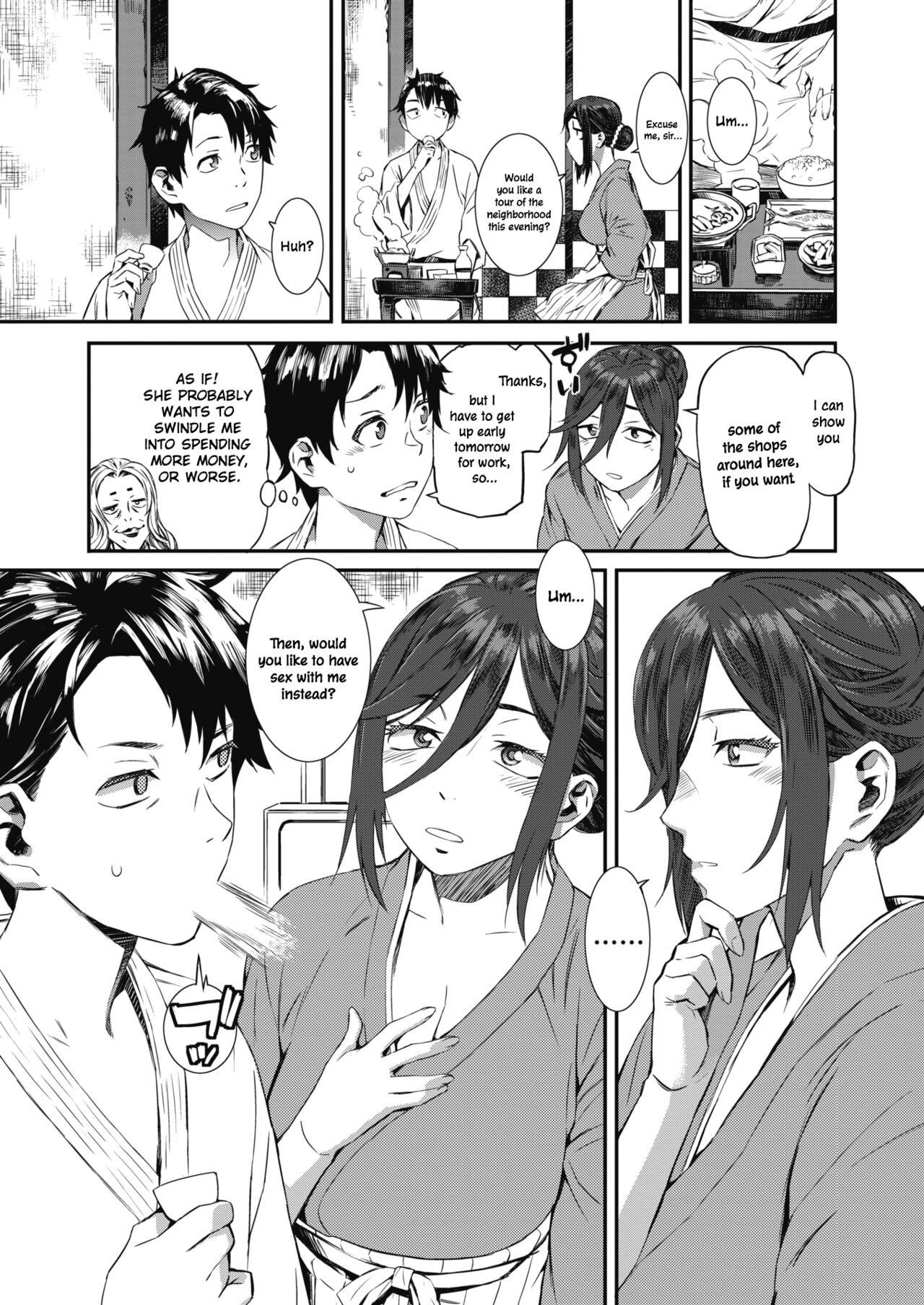 [Musashimaru]Hatago Gensou | Inn of Deception(COMIC Megastore Alpha 2019-03) [English] [ConTL] [Digital] Page 3