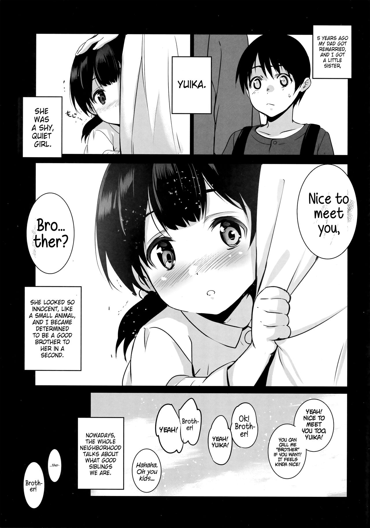 (C101) [Jingai Makyou (Inue Shinsuke)]Imouto ga Boku ni Taninboux o Okutte kuru[English] [Kinsei Translations] Page 2