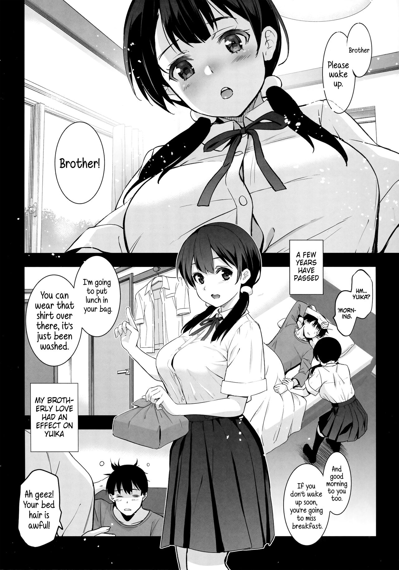 (C101) [Jingai Makyou (Inue Shinsuke)]Imouto ga Boku ni Taninboux o Okutte kuru[English] [Kinsei Translations] Page 3