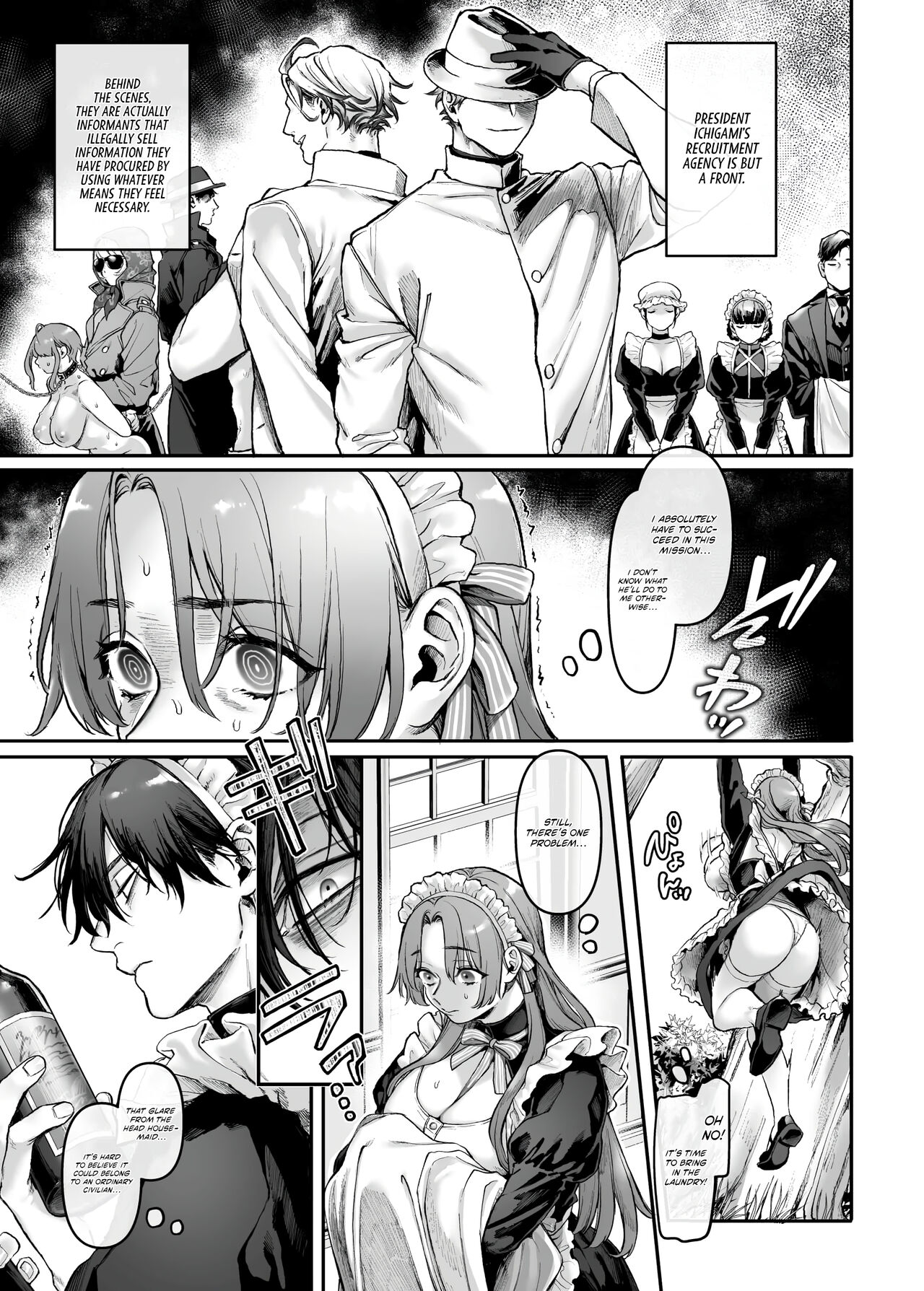 [Yolki Palki (Rororogi Mogera)]Sennyuu! Gakeppuchi Spy no Shakkinhensai RTA ~Josou Maid to Oni Joushi~ | Infiltrate! Debt Repayment RTA of a Spy on the Brink ~The Crossdressing Maid and the Oni Boss~[English] [Omega Scans] [Incomplete] Page 10