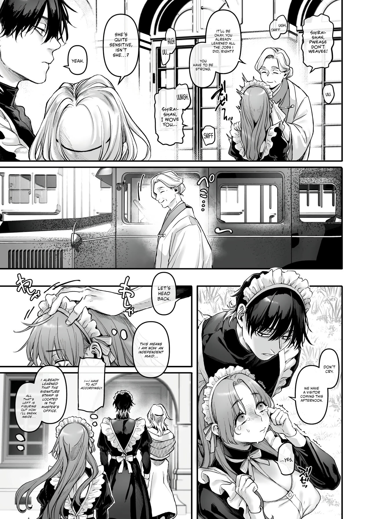 [Yolki Palki (Rororogi Mogera)]Sennyuu! Gakeppuchi Spy no Shakkinhensai RTA ~Josou Maid to Oni Joushi~ | Infiltrate! Debt Repayment RTA of a Spy on the Brink ~The Crossdressing Maid and the Oni Boss~[English] [Omega Scans] [Incomplete] Page 12