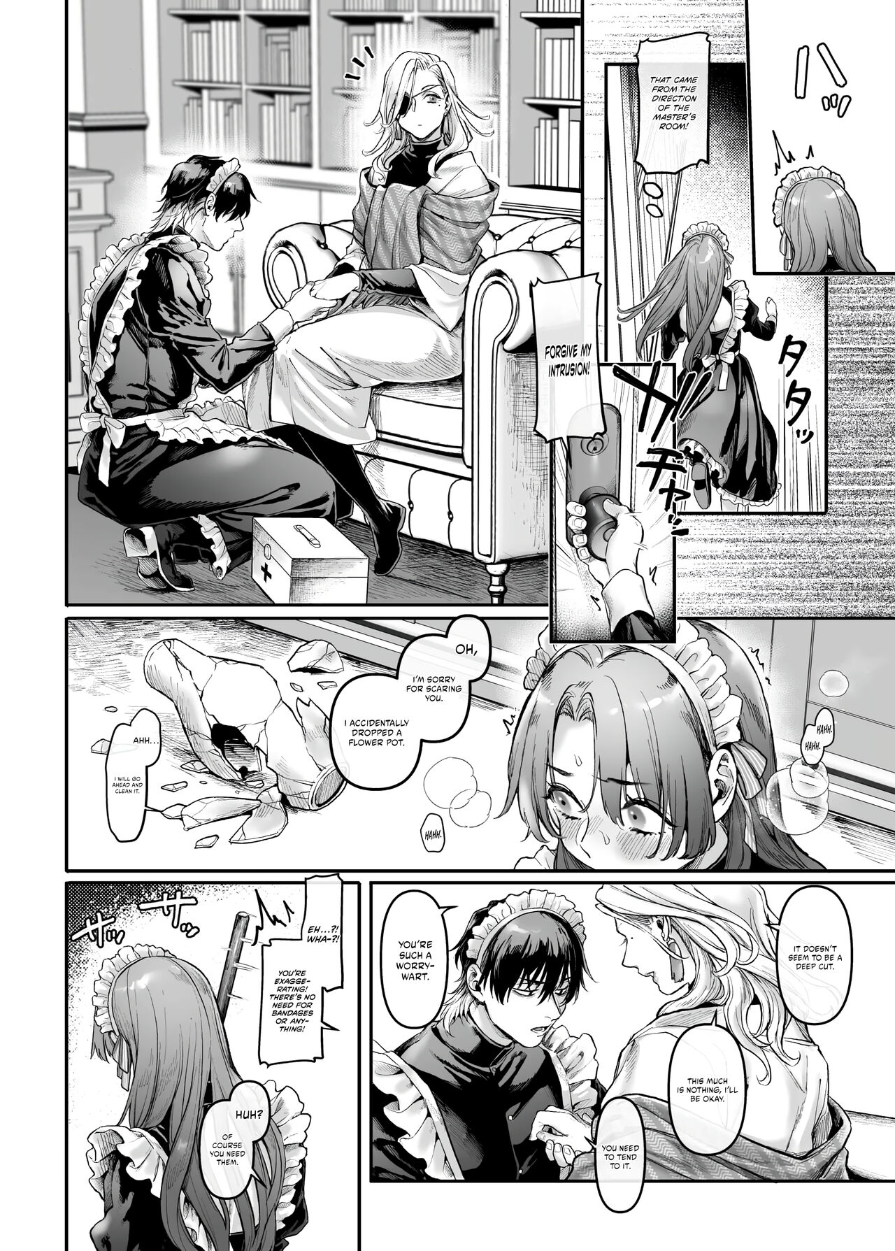 [Yolki Palki (Rororogi Mogera)]Sennyuu! Gakeppuchi Spy no Shakkinhensai RTA ~Josou Maid to Oni Joushi~ | Infiltrate! Debt Repayment RTA of a Spy on the Brink ~The Crossdressing Maid and the Oni Boss~[English] [Omega Scans] [Incomplete] Page 25