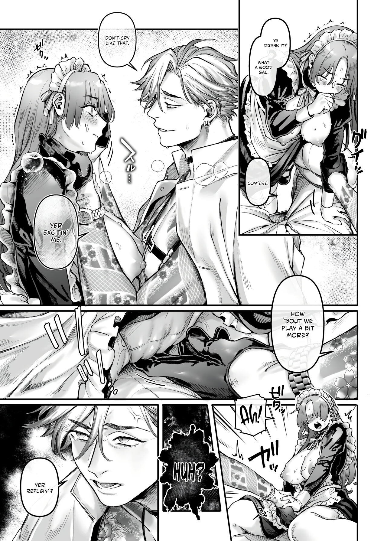 [Yolki Palki (Rororogi Mogera)]Sennyuu! Gakeppuchi Spy no Shakkinhensai RTA ~Josou Maid to Oni Joushi~ | Infiltrate! Debt Repayment RTA of a Spy on the Brink ~The Crossdressing Maid and the Oni Boss~[English] [Omega Scans] [Incomplete] Page 32