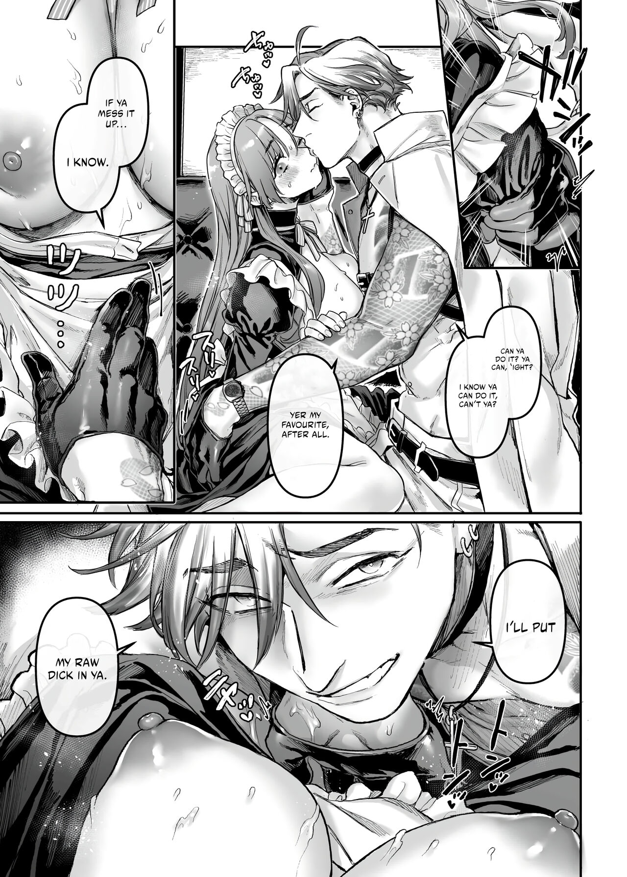 [Yolki Palki (Rororogi Mogera)]Sennyuu! Gakeppuchi Spy no Shakkinhensai RTA ~Josou Maid to Oni Joushi~ | Infiltrate! Debt Repayment RTA of a Spy on the Brink ~The Crossdressing Maid and the Oni Boss~[English] [Omega Scans] [Incomplete] Page 42