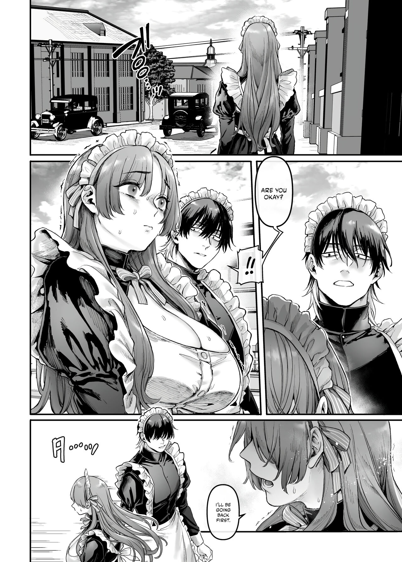 [Yolki Palki (Rororogi Mogera)]Sennyuu! Gakeppuchi Spy no Shakkinhensai RTA ~Josou Maid to Oni Joushi~ | Infiltrate! Debt Repayment RTA of a Spy on the Brink ~The Crossdressing Maid and the Oni Boss~[English] [Omega Scans] [Incomplete] Page 43