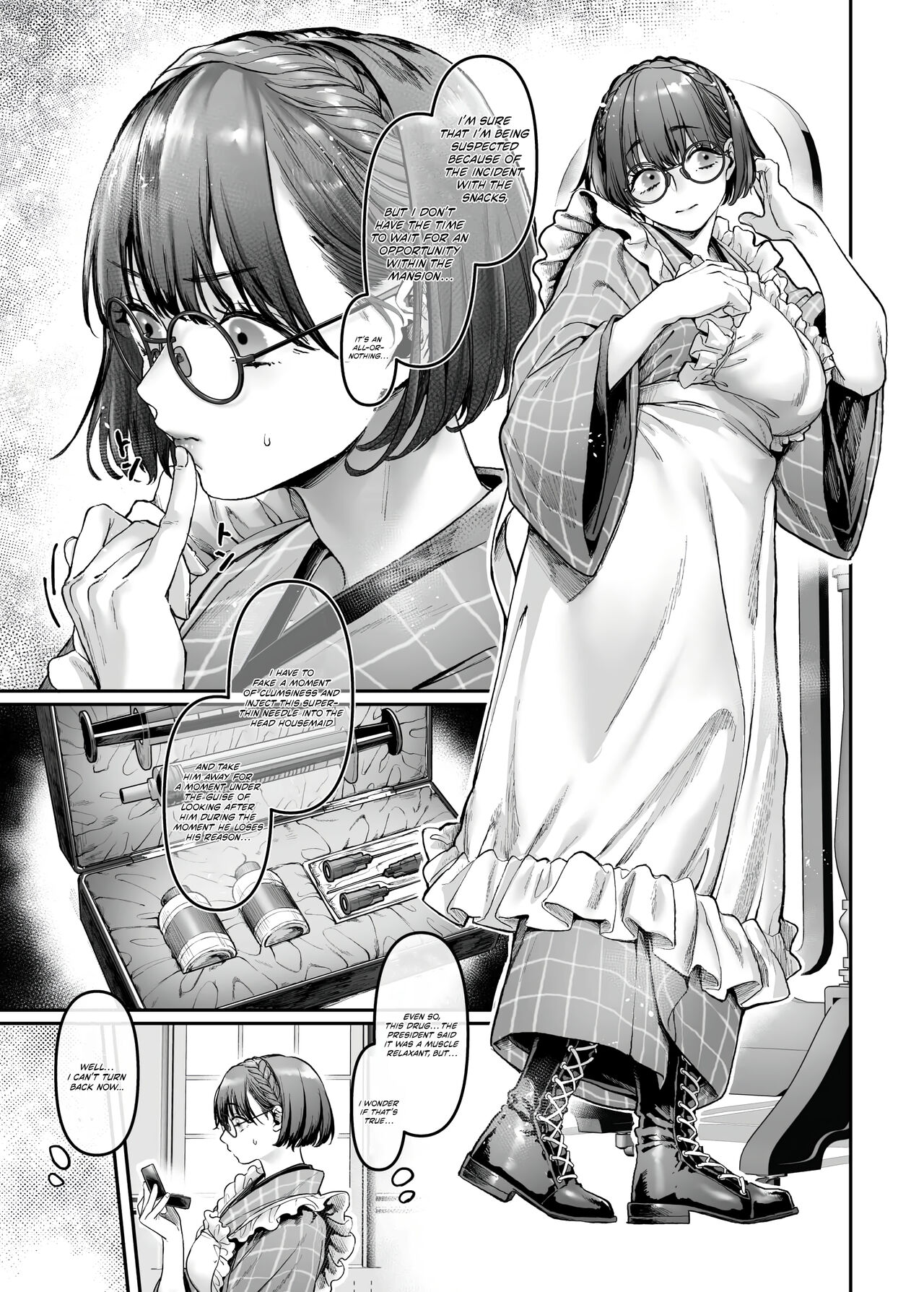 [Yolki Palki (Rororogi Mogera)]Sennyuu! Gakeppuchi Spy no Shakkinhensai RTA ~Josou Maid to Oni Joushi~ | Infiltrate! Debt Repayment RTA of a Spy on the Brink ~The Crossdressing Maid and the Oni Boss~[English] [Omega Scans] [Incomplete] Page 46