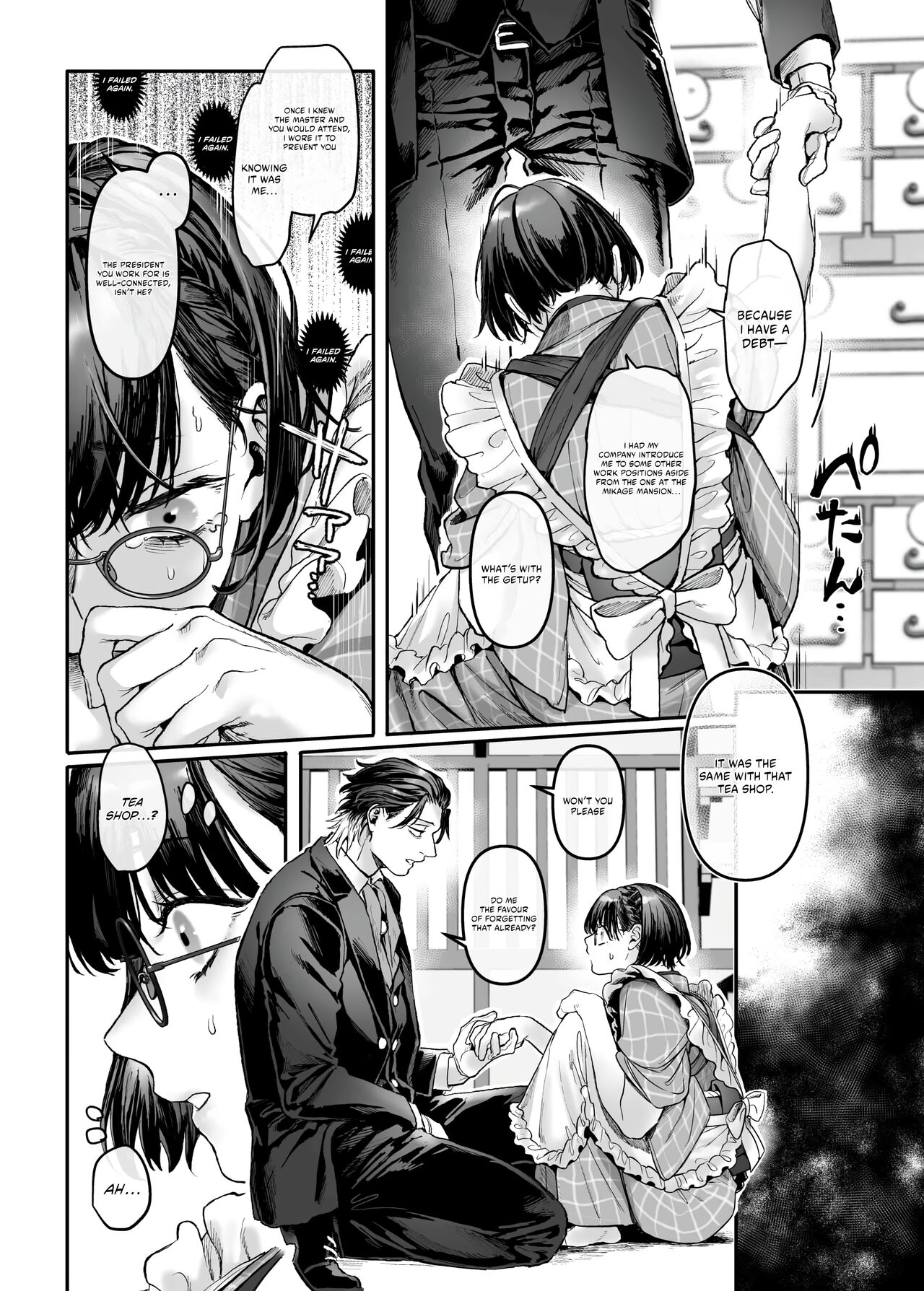 [Yolki Palki (Rororogi Mogera)]Sennyuu! Gakeppuchi Spy no Shakkinhensai RTA ~Josou Maid to Oni Joushi~ | Infiltrate! Debt Repayment RTA of a Spy on the Brink ~The Crossdressing Maid and the Oni Boss~[English] [Omega Scans] [Incomplete] Page 51