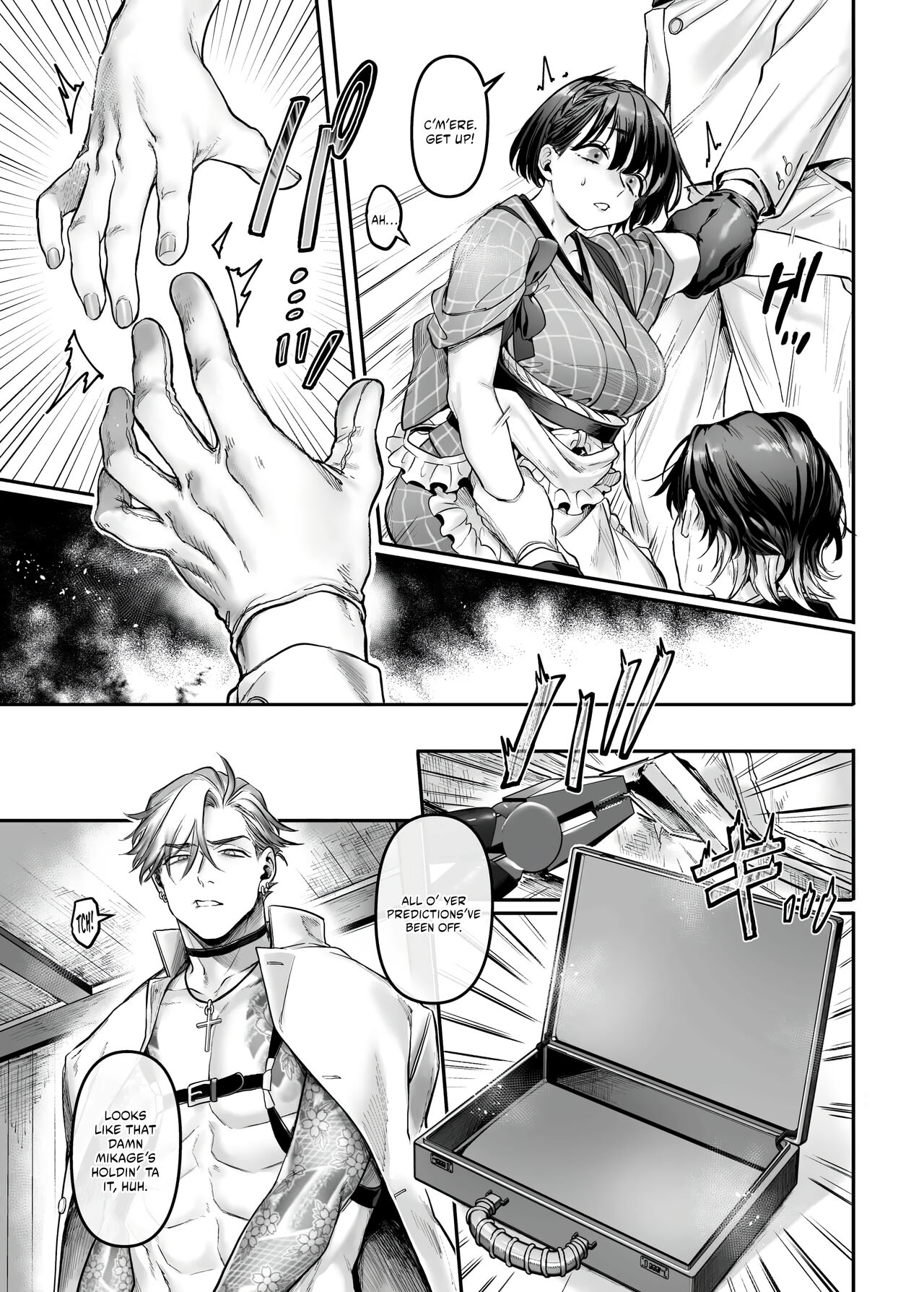 [Yolki Palki (Rororogi Mogera)]Sennyuu! Gakeppuchi Spy no Shakkinhensai RTA ~Josou Maid to Oni Joushi~ | Infiltrate! Debt Repayment RTA of a Spy on the Brink ~The Crossdressing Maid and the Oni Boss~[English] [Omega Scans] [Incomplete] Page 62