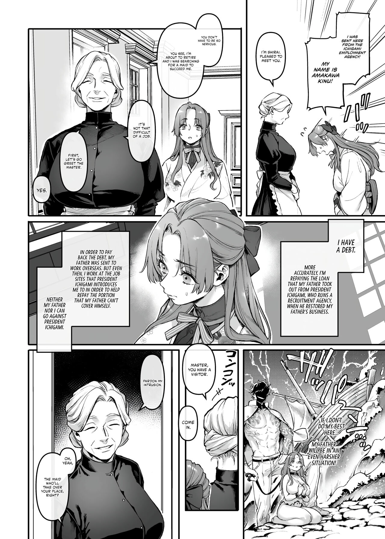 [Yolki Palki (Rororogi Mogera)]Sennyuu! Gakeppuchi Spy no Shakkinhensai RTA ~Josou Maid to Oni Joushi~ | Infiltrate! Debt Repayment RTA of a Spy on the Brink ~The Crossdressing Maid and the Oni Boss~[English] [Omega Scans] [Incomplete] Page 7