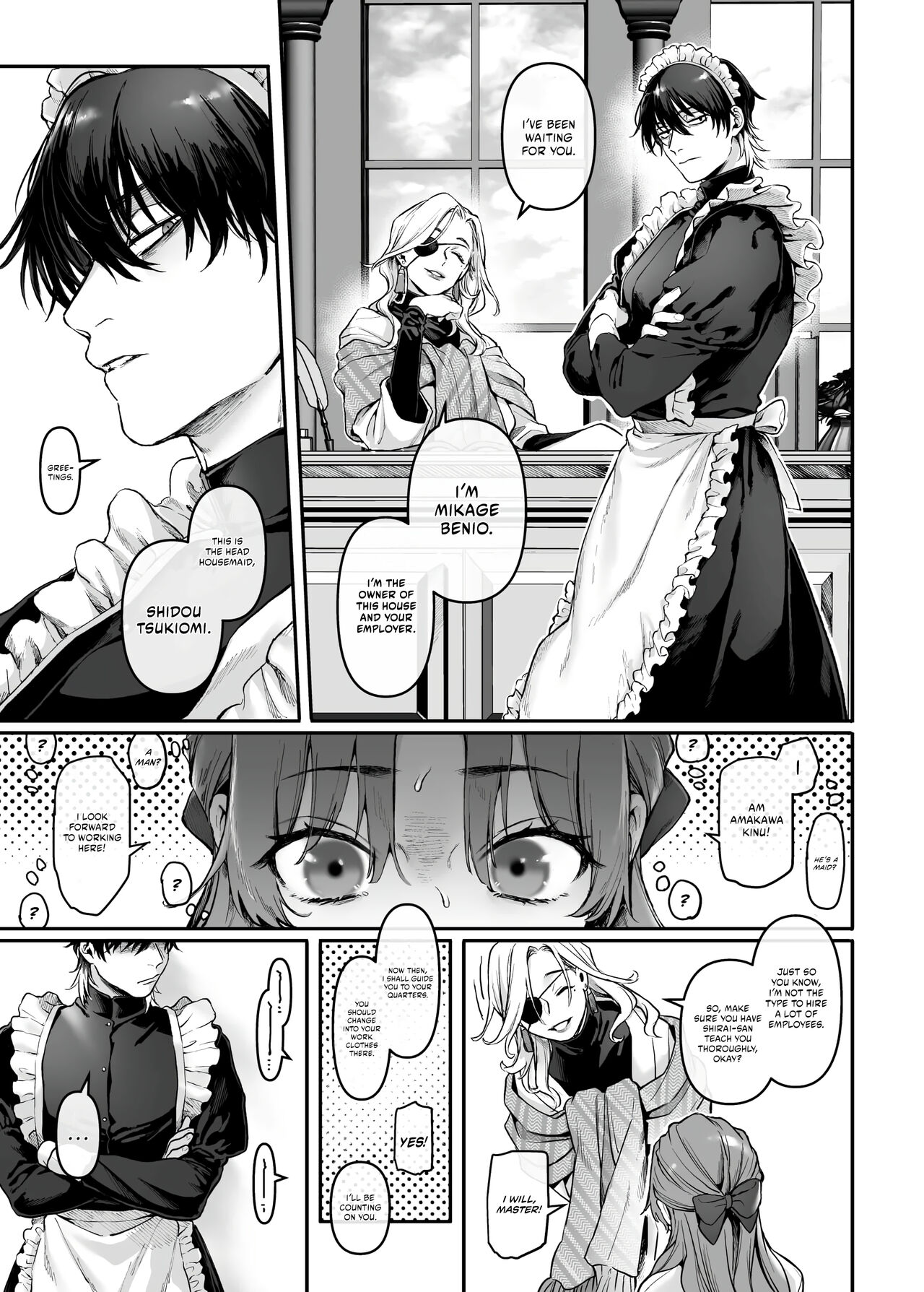 [Yolki Palki (Rororogi Mogera)]Sennyuu! Gakeppuchi Spy no Shakkinhensai RTA ~Josou Maid to Oni Joushi~ | Infiltrate! Debt Repayment RTA of a Spy on the Brink ~The Crossdressing Maid and the Oni Boss~[English] [Omega Scans] [Incomplete] Page 8