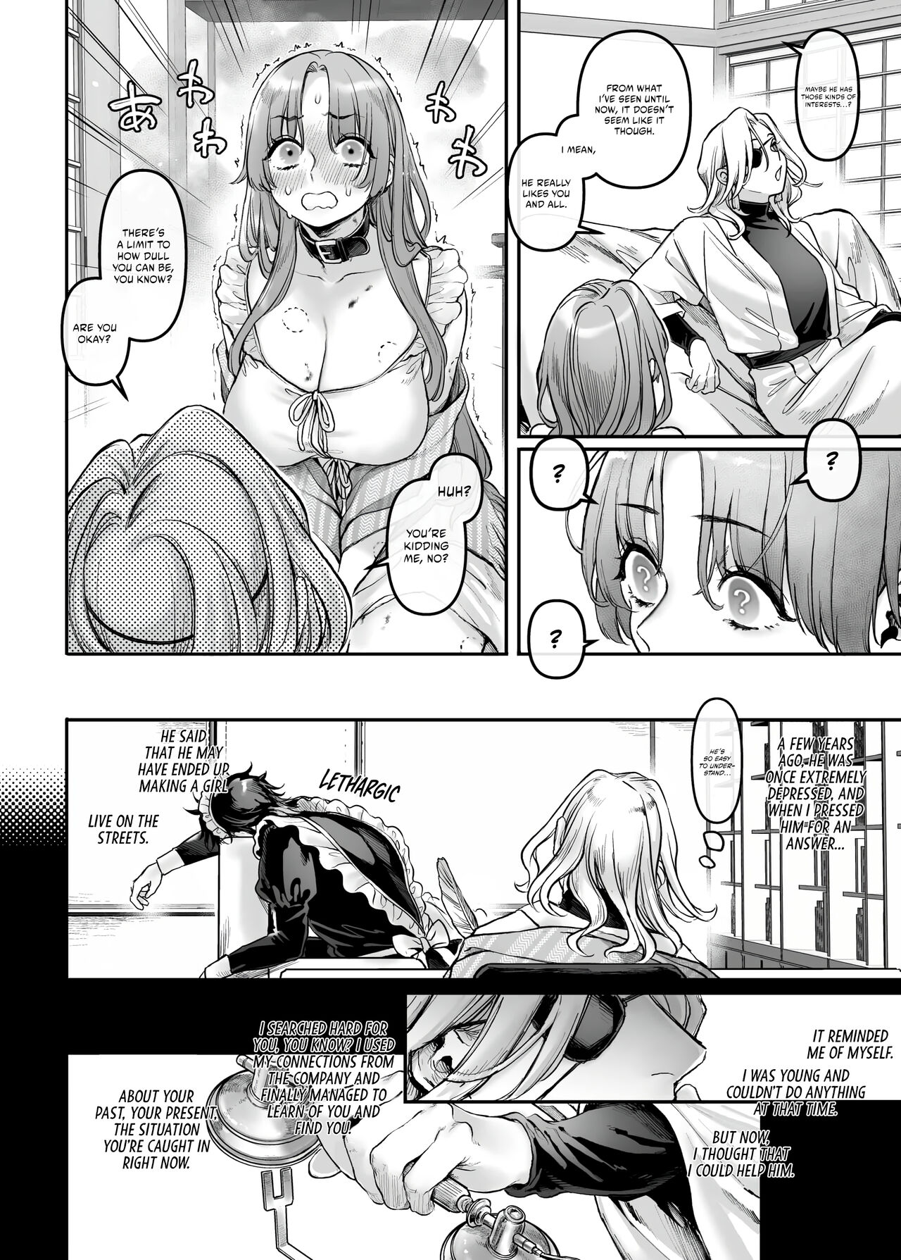 [Yolki Palki (Rororogi Mogera)]Sennyuu! Gakeppuchi Spy no Shakkinhensai RTA ~Josou Maid to Oni Joushi~ | Infiltrate! Debt Repayment RTA of a Spy on the Brink ~The Crossdressing Maid and the Oni Boss~[English] [Omega Scans] [Incomplete] Page 81