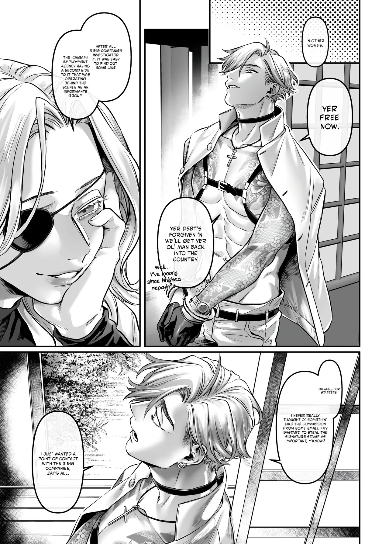 [Yolki Palki (Rororogi Mogera)]Sennyuu! Gakeppuchi Spy no Shakkinhensai RTA ~Josou Maid to Oni Joushi~ | Infiltrate! Debt Repayment RTA of a Spy on the Brink ~The Crossdressing Maid and the Oni Boss~[English] [Omega Scans] [Incomplete] Page 84