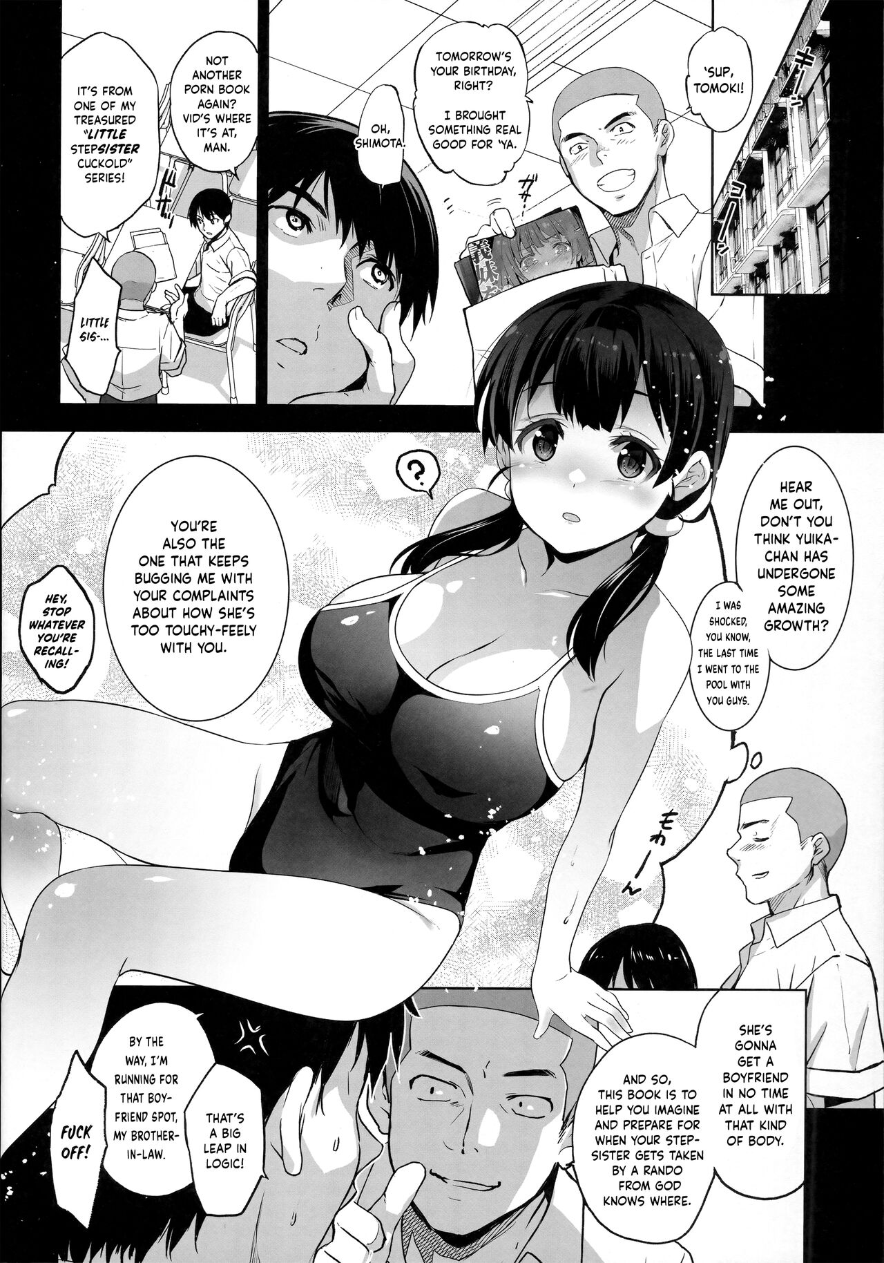 (C101) [Jingai Makyou (Inue Shinsuke)]Imouto ga Boku ni Taninboux o Okutte kuru | My Little Sister Is Sending Me Her Videos Of Getting Fucked By Strangers[English] Page 5