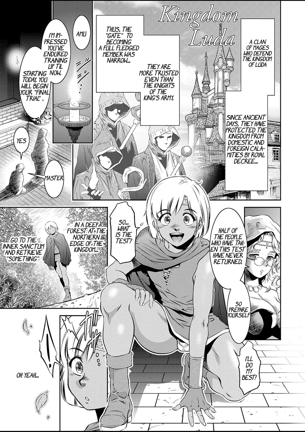 [Taki Re-ki]~Ruda Oukoku Kitan~ Youkikou no Mori no Jusei Shounen | ~Kingdom of Luda~ 1 - Fertile Boy in the Demon Forest(COMIC Reboot Vol. 01) [English] [Digital] Page 3