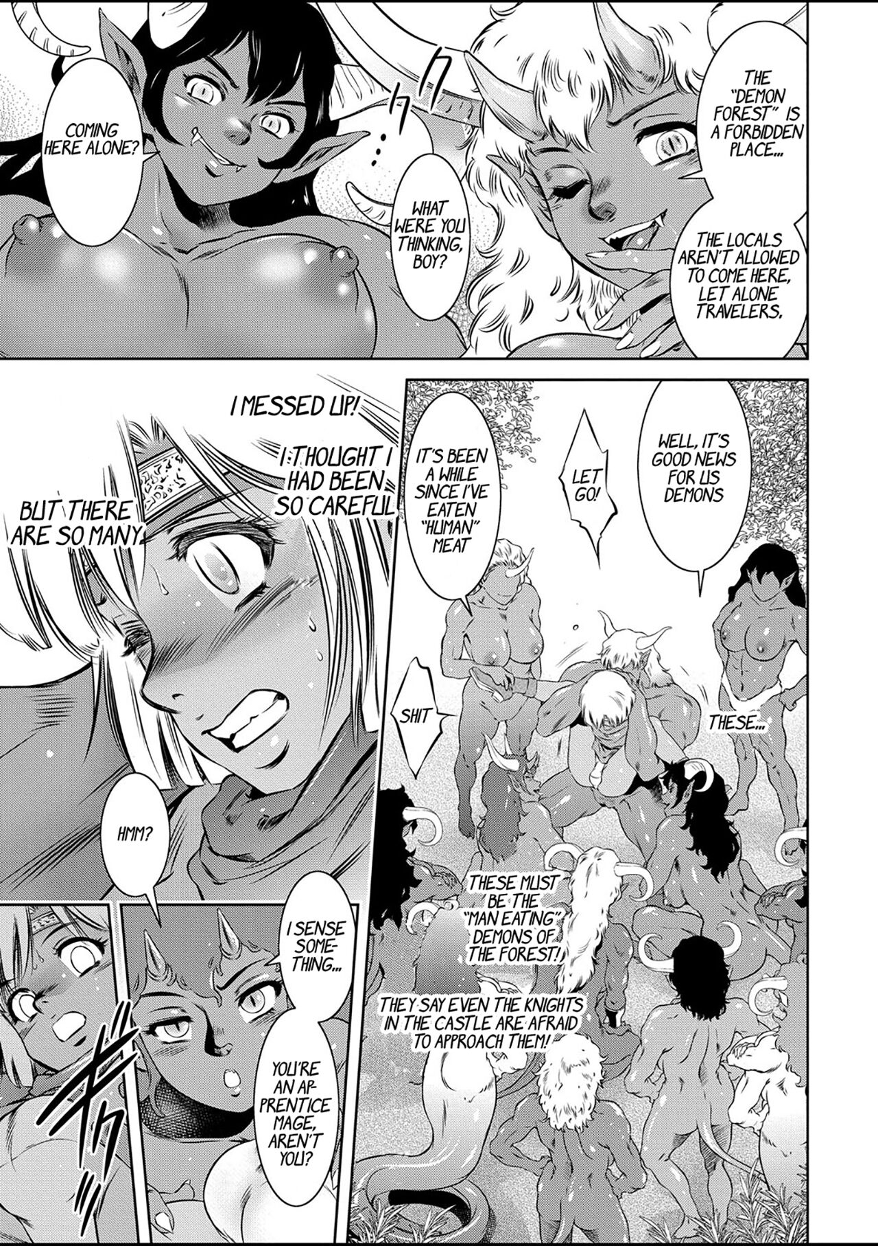 [Taki Re-ki]~Ruda Oukoku Kitan~ Youkikou no Mori no Jusei Shounen | ~Kingdom of Luda~ 1 - Fertile Boy in the Demon Forest(COMIC Reboot Vol. 01) [English] [Digital] Page 5