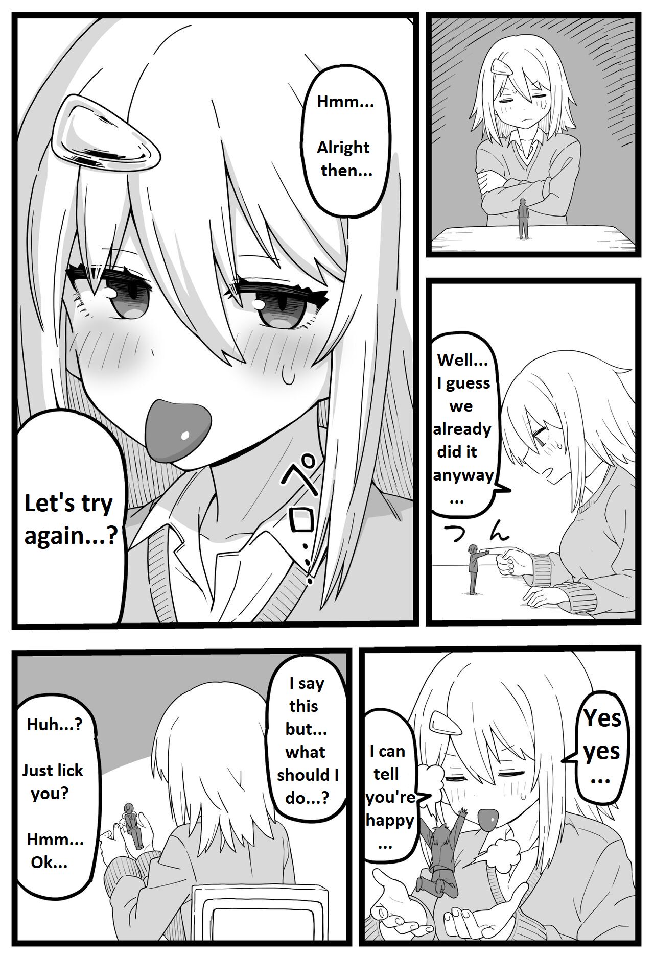 [Shiheki]Doushitemo Onnanoko ni Taberaretai Manga | Manga - He really wants to be eaten by a girl[English] Page 10