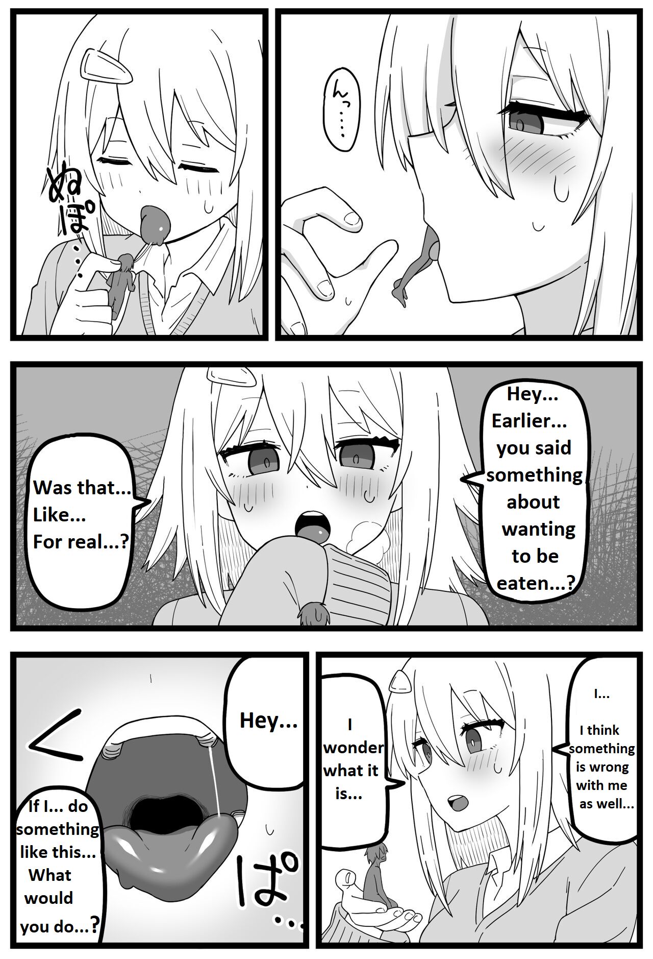 [Shiheki]Doushitemo Onnanoko ni Taberaretai Manga | Manga - He really wants to be eaten by a girl[English] Page 13