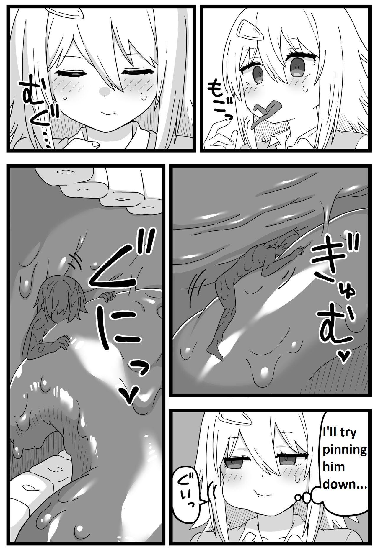 [Shiheki]Doushitemo Onnanoko ni Taberaretai Manga | Manga - He really wants to be eaten by a girl[English] Page 14