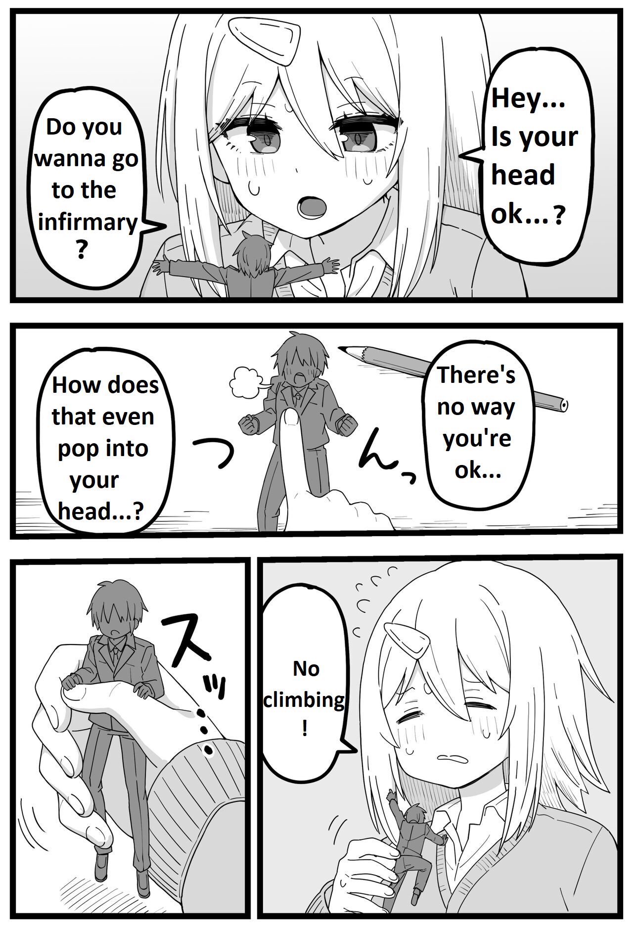 [Shiheki]Doushitemo Onnanoko ni Taberaretai Manga | Manga - He really wants to be eaten by a girl[English] Page 2