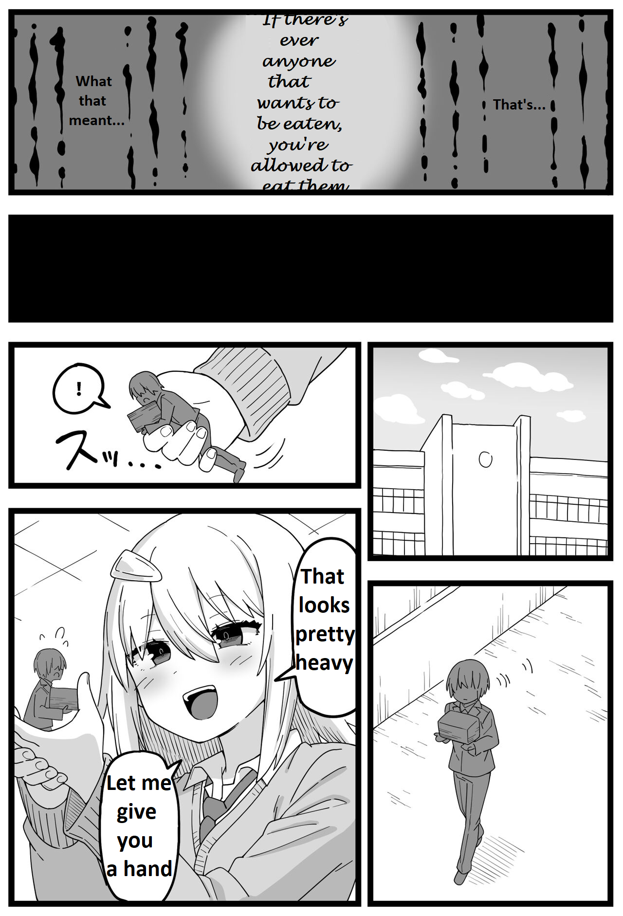 [Shiheki]Doushitemo Onnanoko ni Taberaretai Manga | Manga - He really wants to be eaten by a girl[English] Page 21