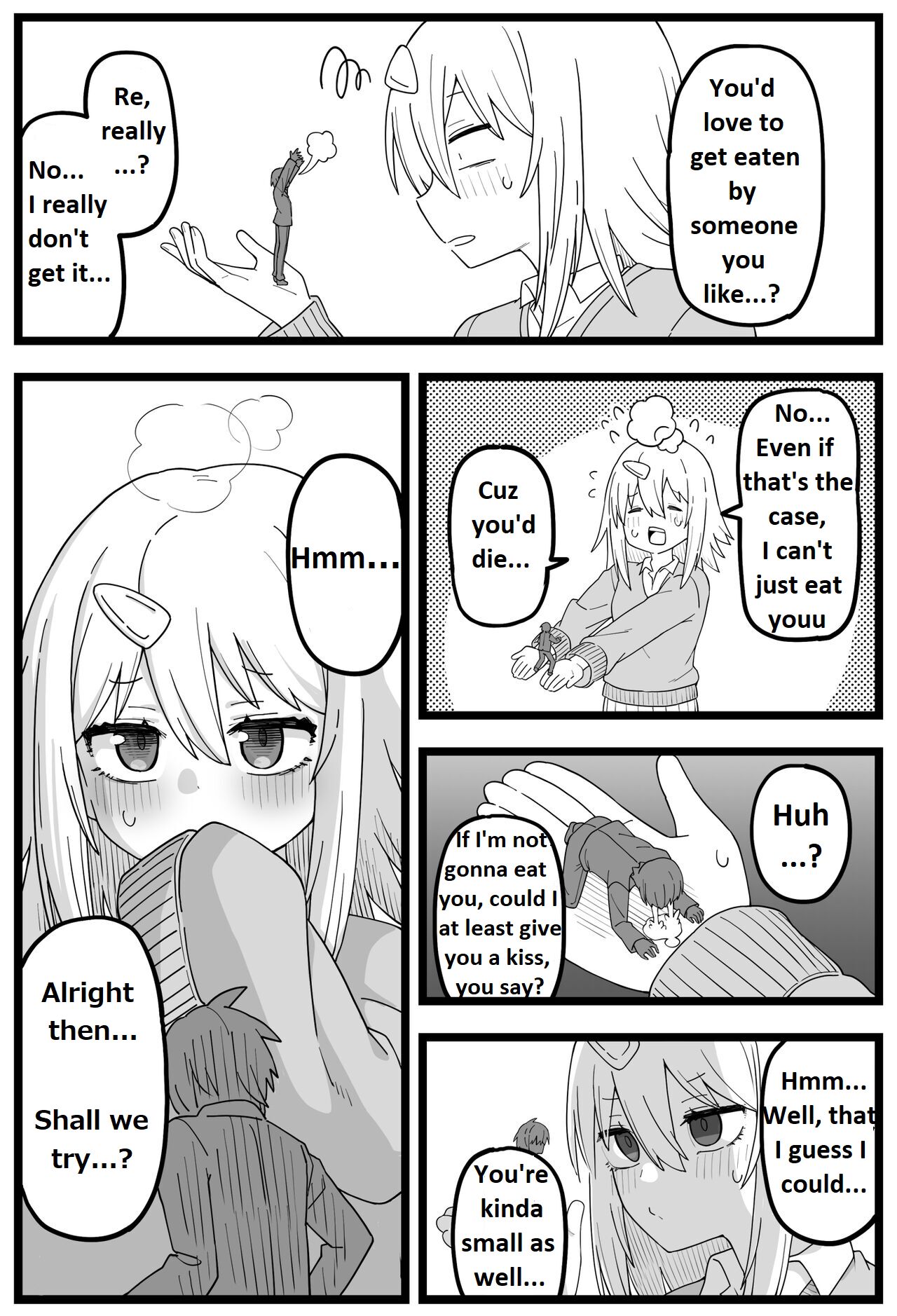 [Shiheki]Doushitemo Onnanoko ni Taberaretai Manga | Manga - He really wants to be eaten by a girl[English] Page 5