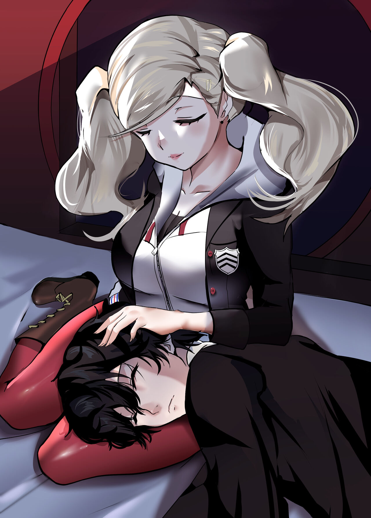[Nekone, RaitoninguUsagi]Lovers night in(Persona 5) [English] [Decensored] Page 16