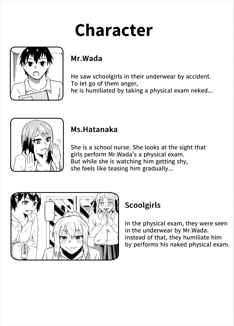 [NippatsuKokuhou (Kaneko Ken)]Kutsujoku no "Gyaku" Shintai Sokutei | Humiliating (Reverse) physical examination[English] Page 2