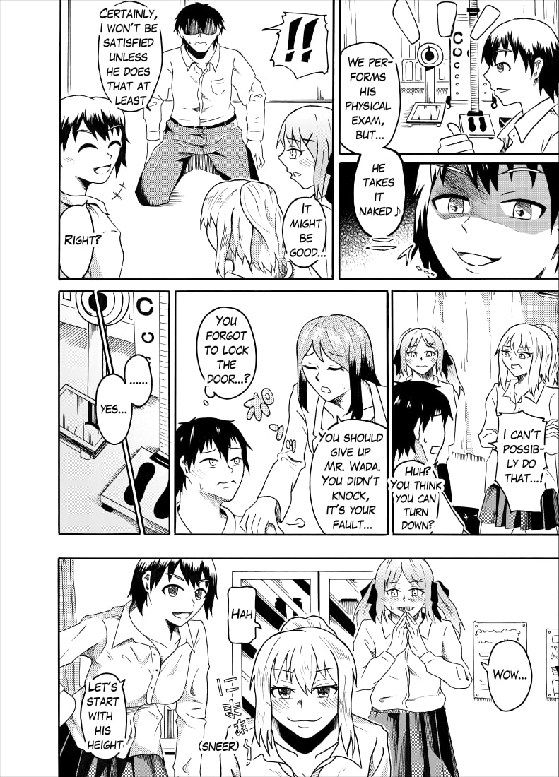 [NippatsuKokuhou (Kaneko Ken)]Kutsujoku no "Gyaku" Shintai Sokutei | Humiliating (Reverse) physical examination[English] Page 6
