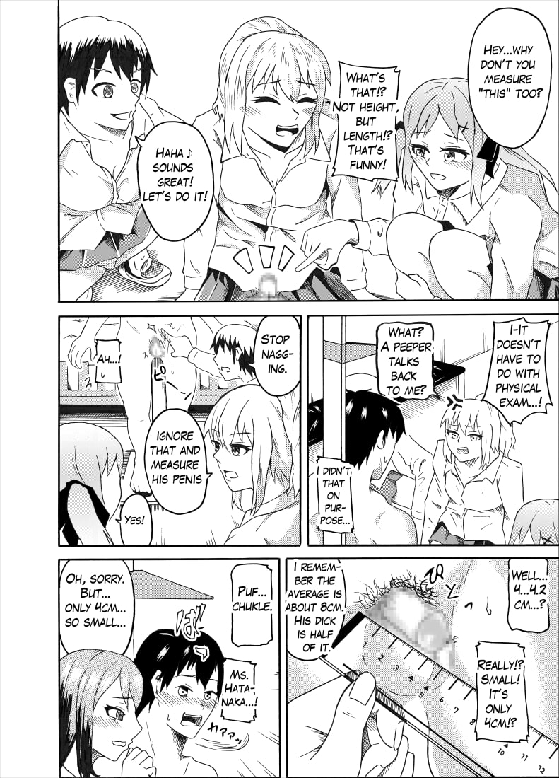 [NippatsuKokuhou (Kaneko Ken)]Kutsujoku no "Gyaku" Shintai Sokutei | Humiliating (Reverse) physical examination[English] Page 8
