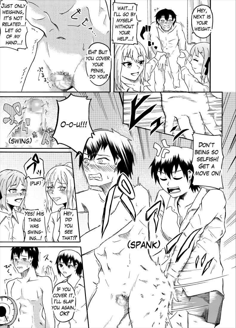 [NippatsuKokuhou (Kaneko Ken)]Kutsujoku no "Gyaku" Shintai Sokutei | Humiliating (Reverse) physical examination[English] Page 9