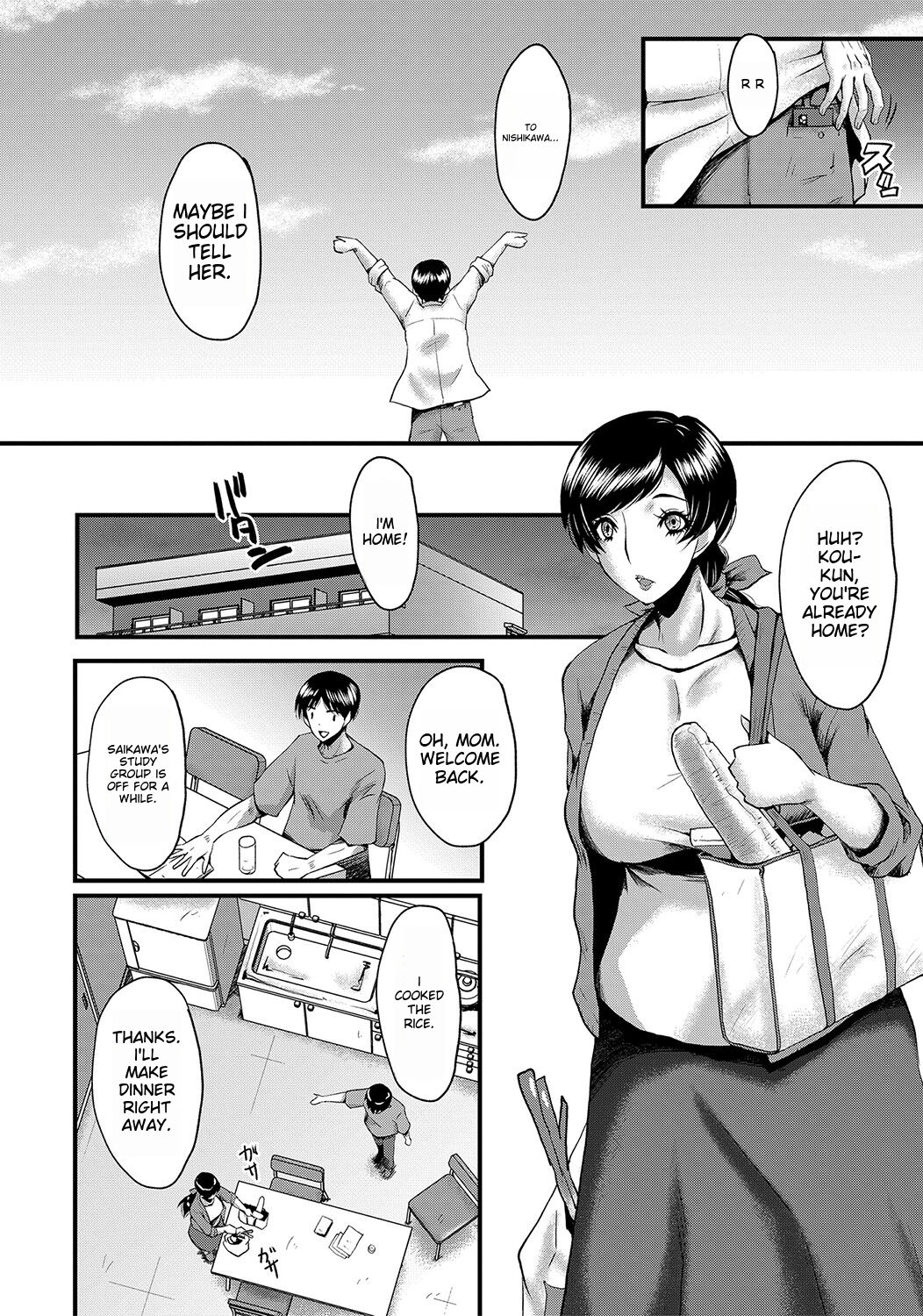 [SINK]Tomodachi, Osananajimi mo Kaa-san mo Netorareru[Digital] [English] Page 61