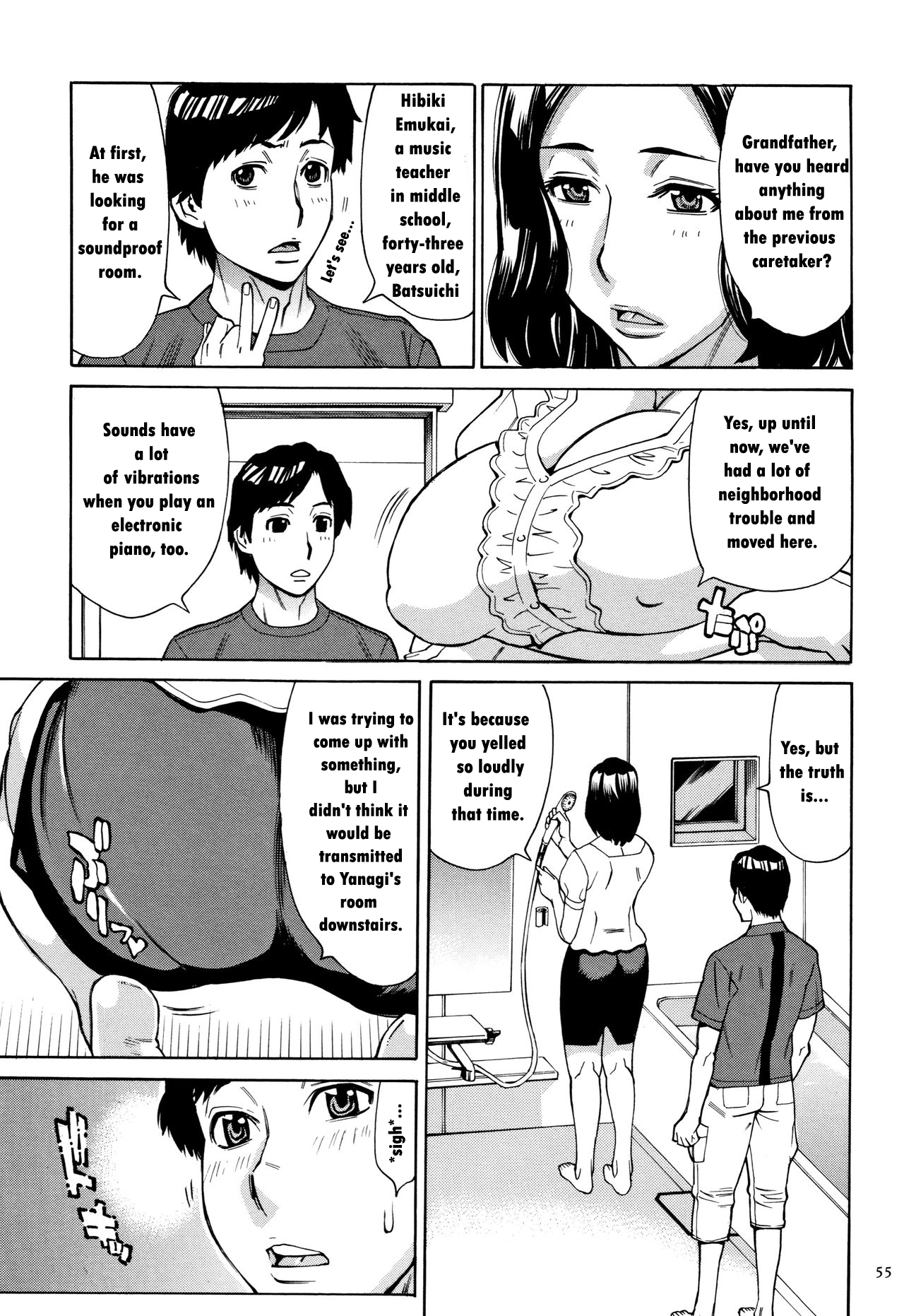 [Makimura Akari]Oba-san dakedo, Daite Hoshii.[English] Page 56